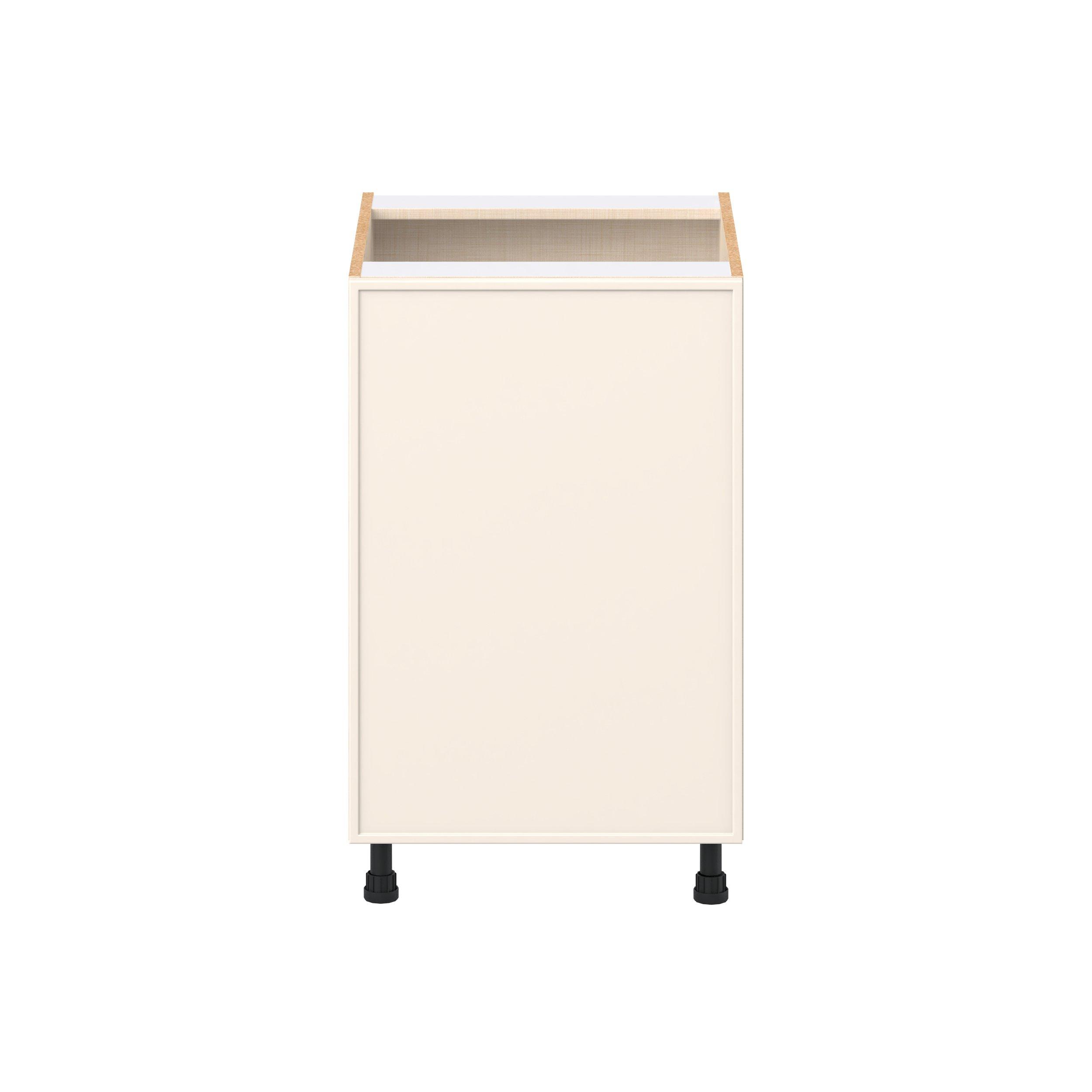 Linden 21 in. Painted Washed Linen Door Base Cabinet