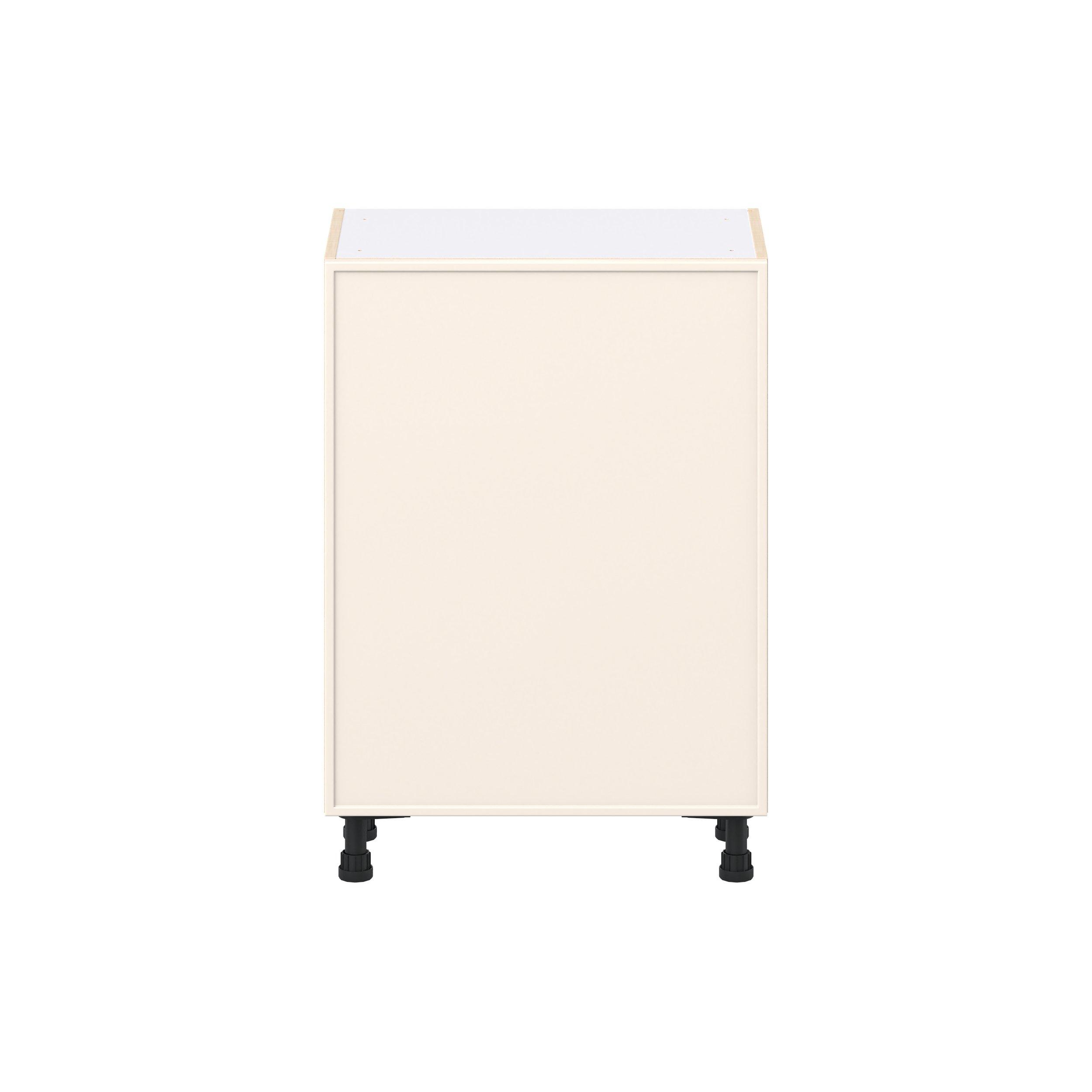 Linden 24 in. Painted Washed Linen Shallow Base Cabinet
