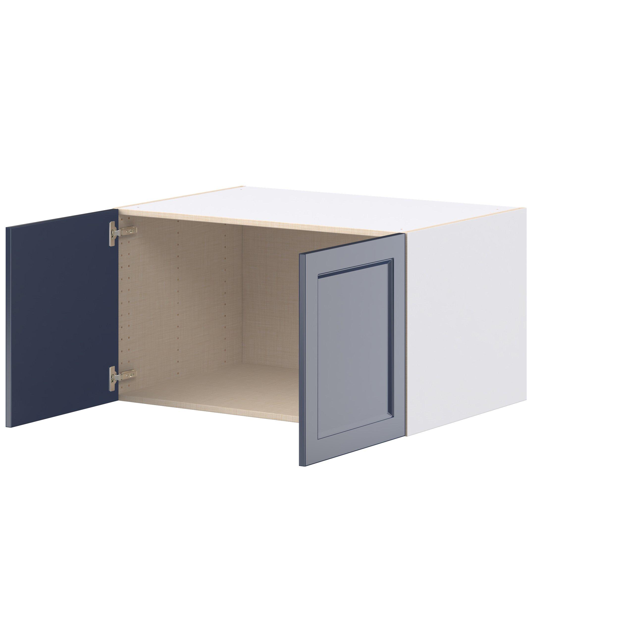 Peachtree 36 in. Painted Midnight Blue Bridge Wall Cabinet