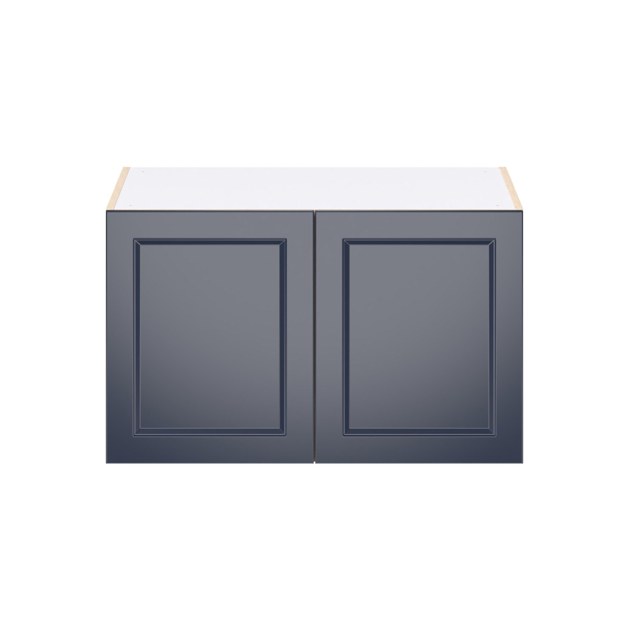 Peachtree 33 in. Painted Midnight Blue Bridge Wall Cabinet