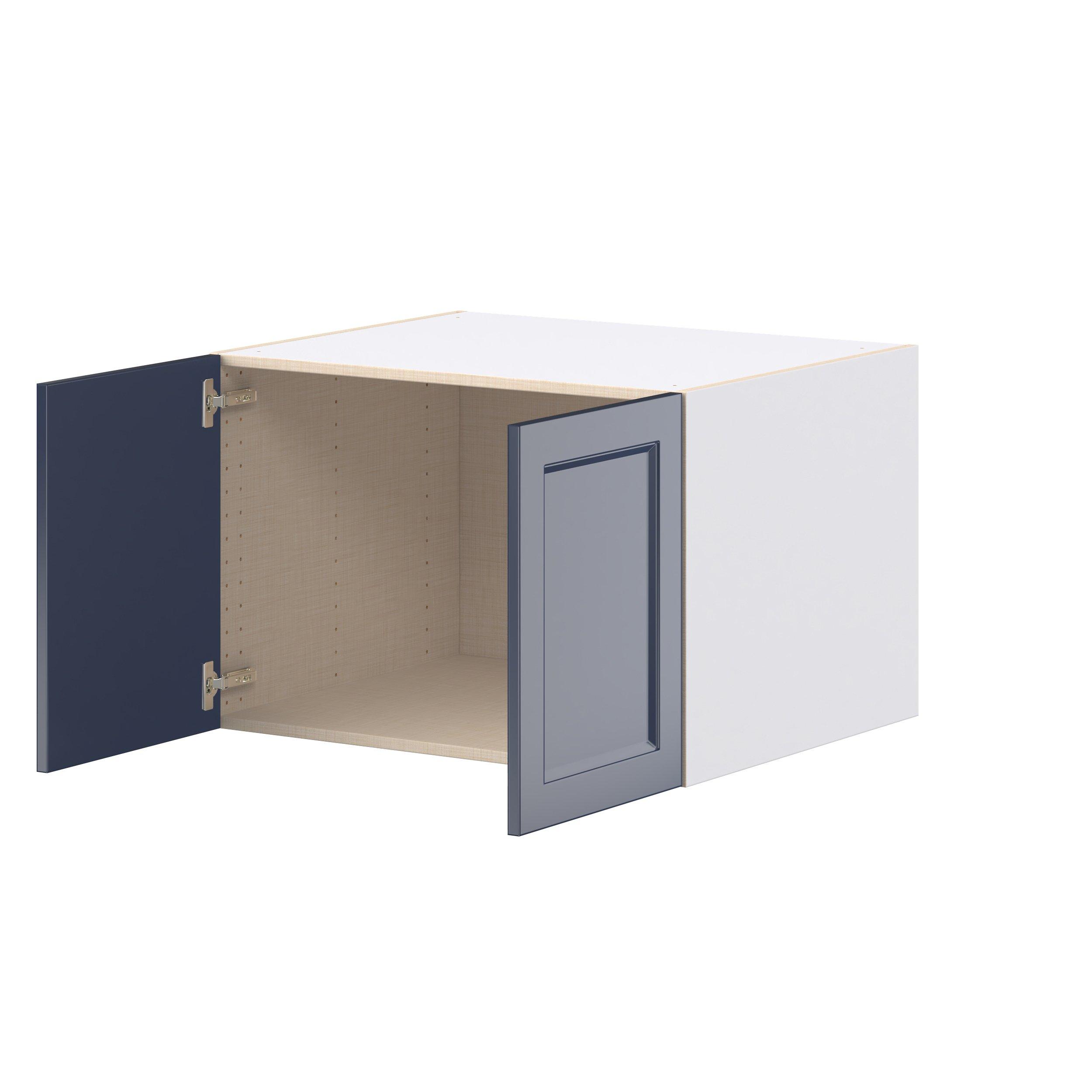 Peachtree 30 in. Painted Midnight Blue Bridge Wall Cabinet