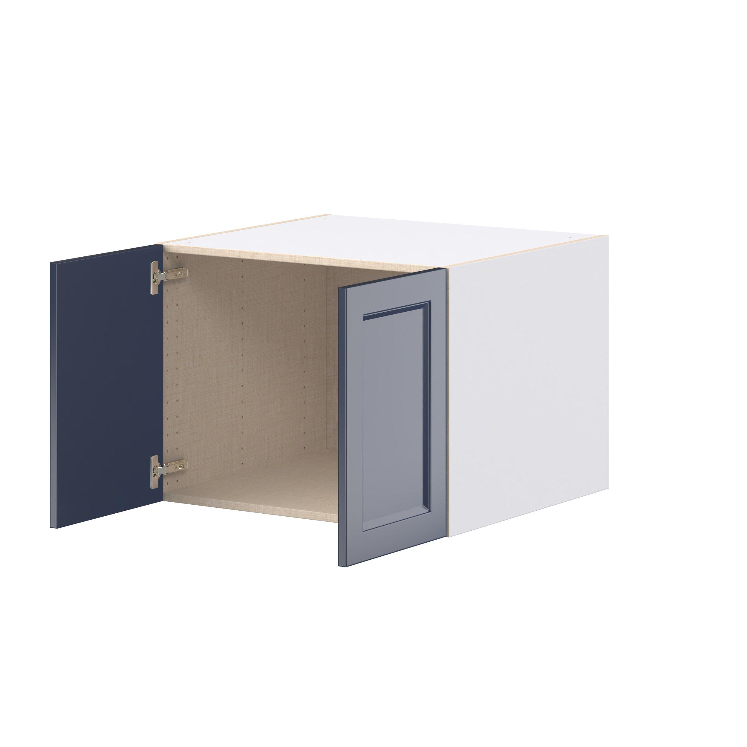 Peachtree 27 in. Painted Midnight Blue Bridge Wall Cabinet