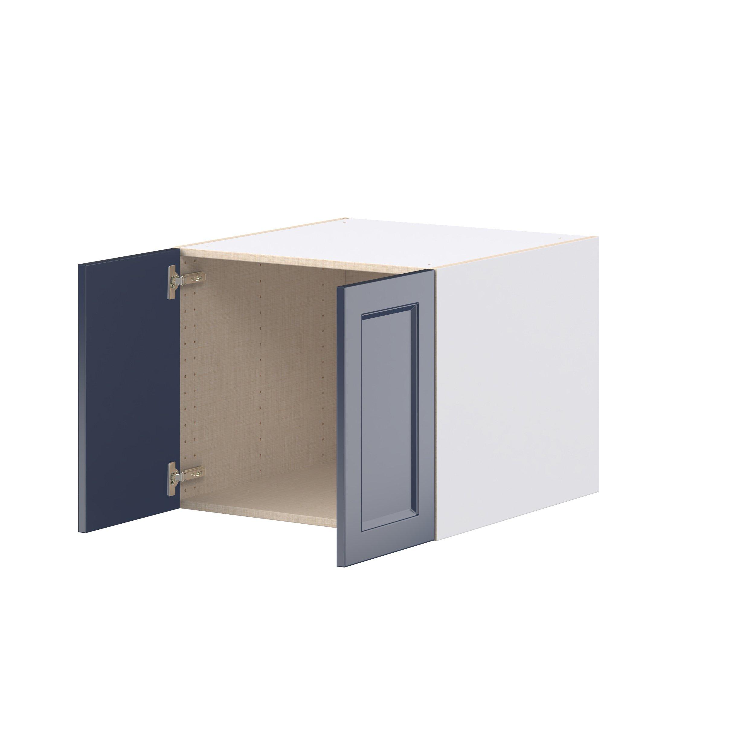 Peachtree 24 in. Painted Midnight Blue Bridge Wall Cabinet