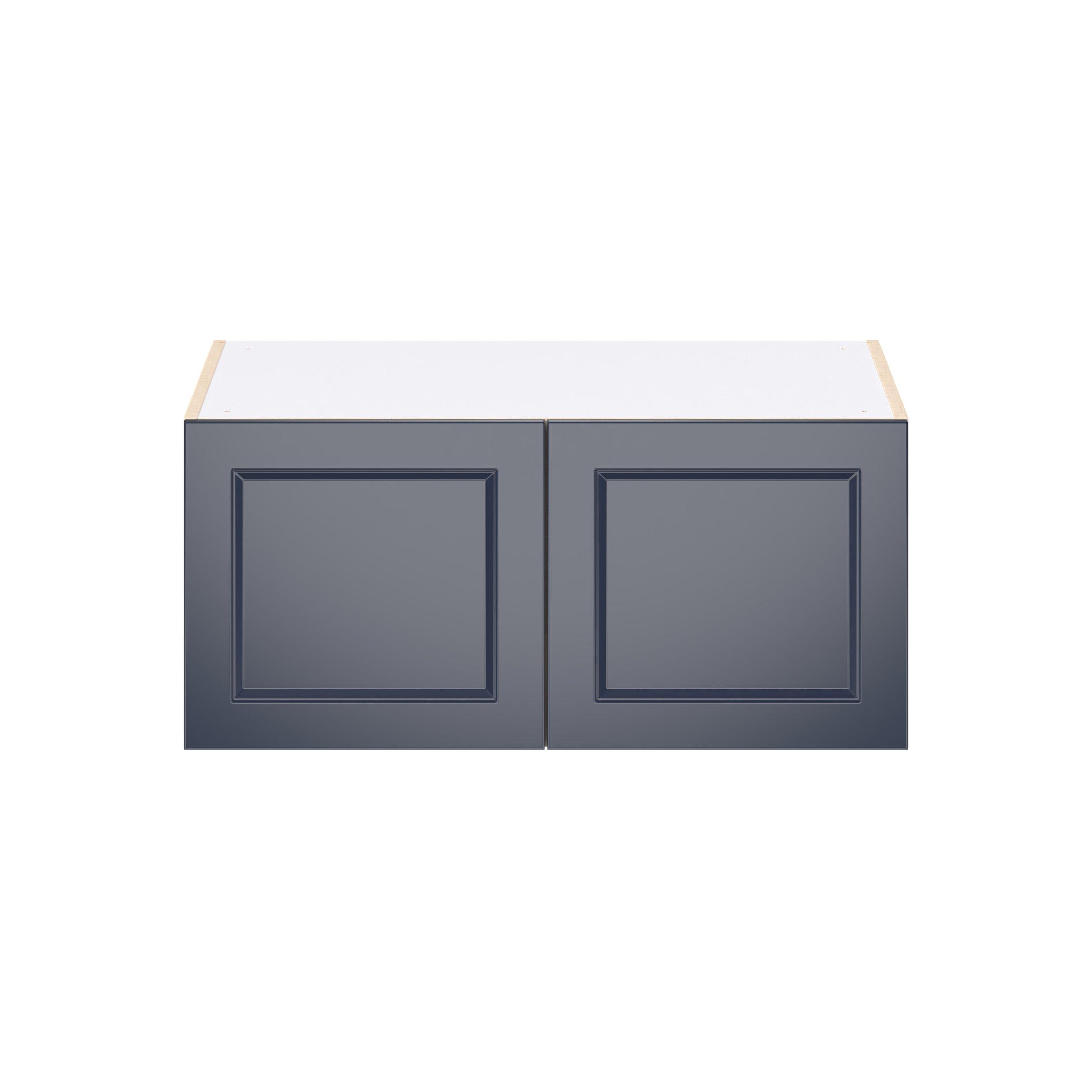 Peachtree 33 in. Painted Midnight Blue Bridge Wall Cabinet