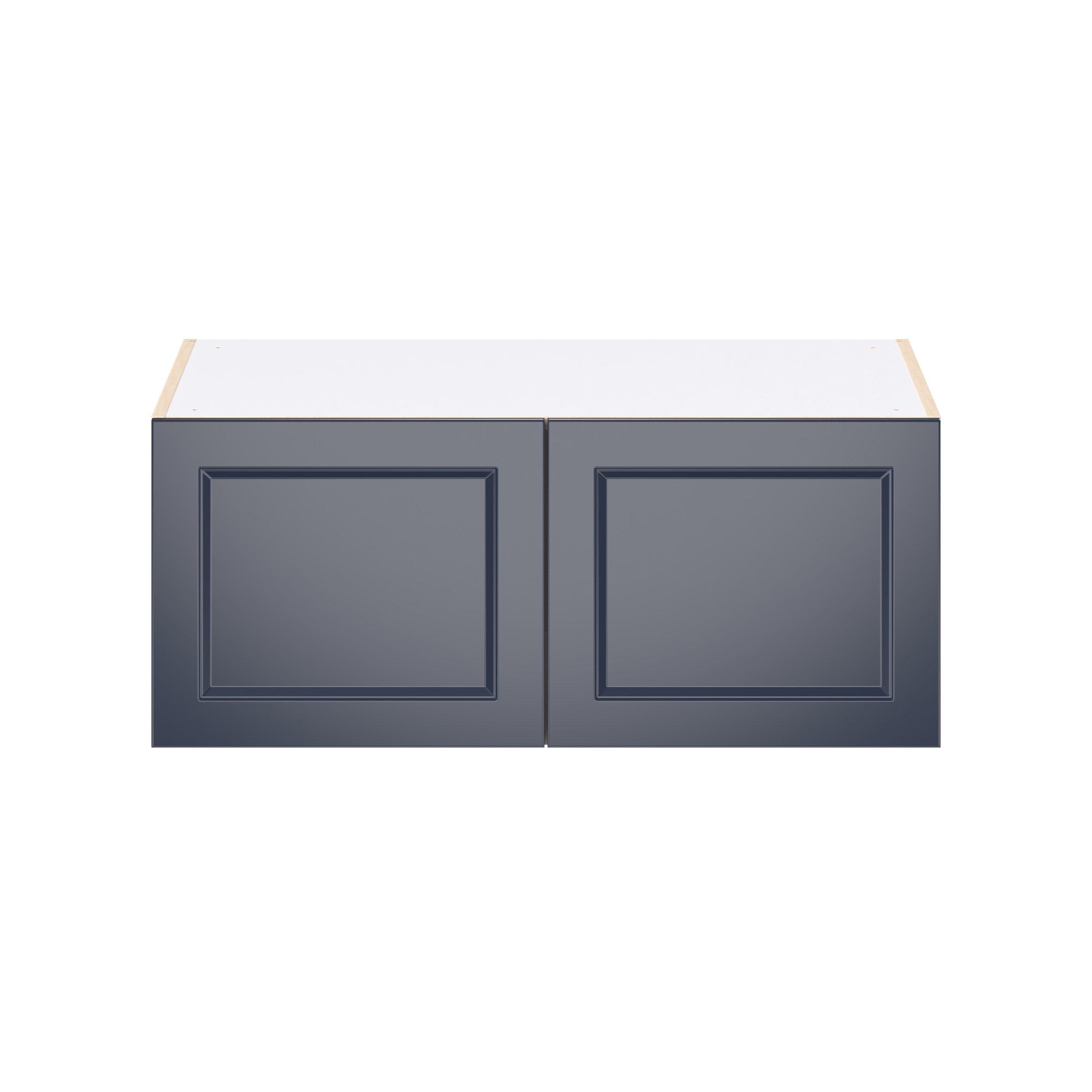 Peachtree 36 in. Painted Midnight Blue Bridge Wall Cabinet