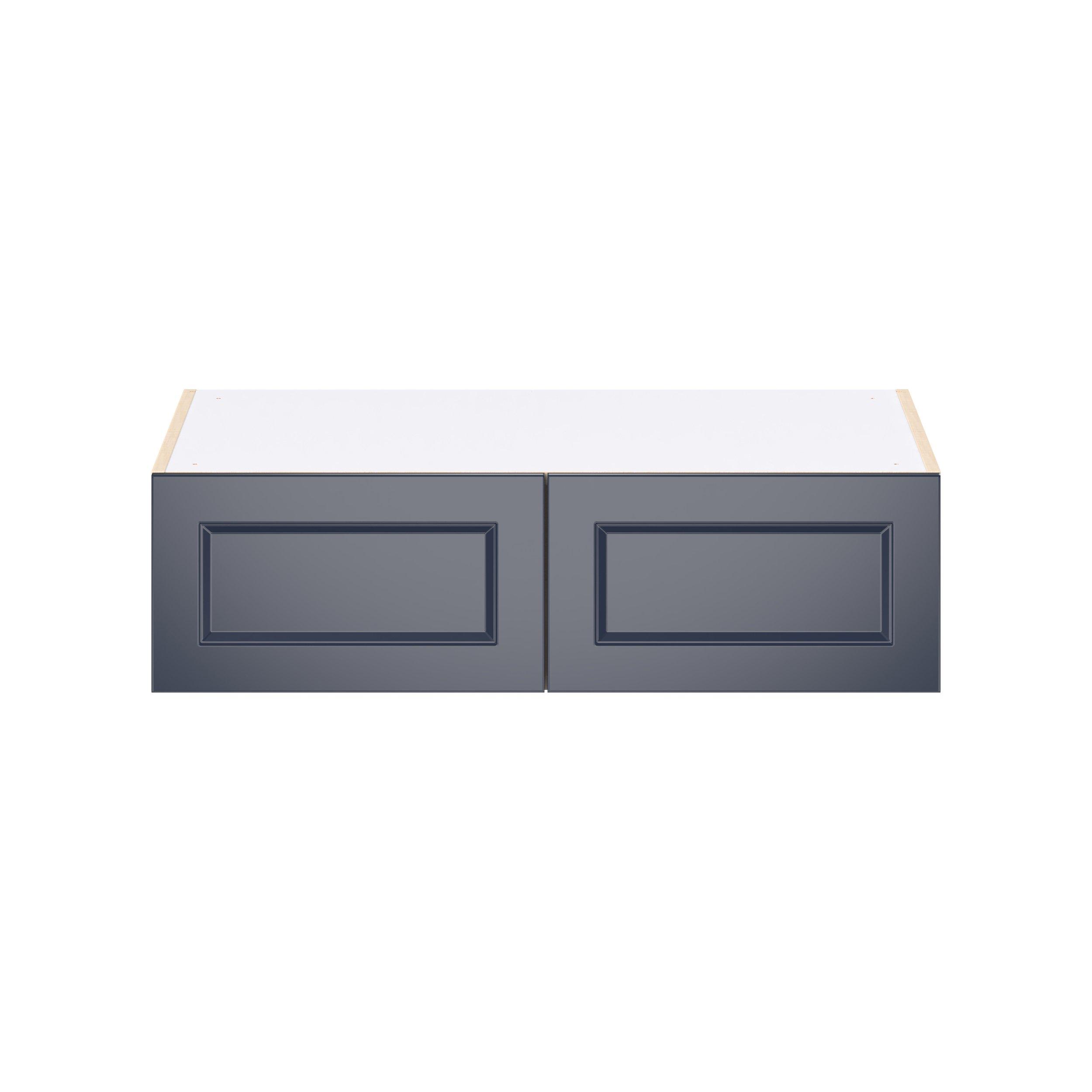 Peachtree 36 in. Painted Midnight Blue Bridge Wall Cabinet