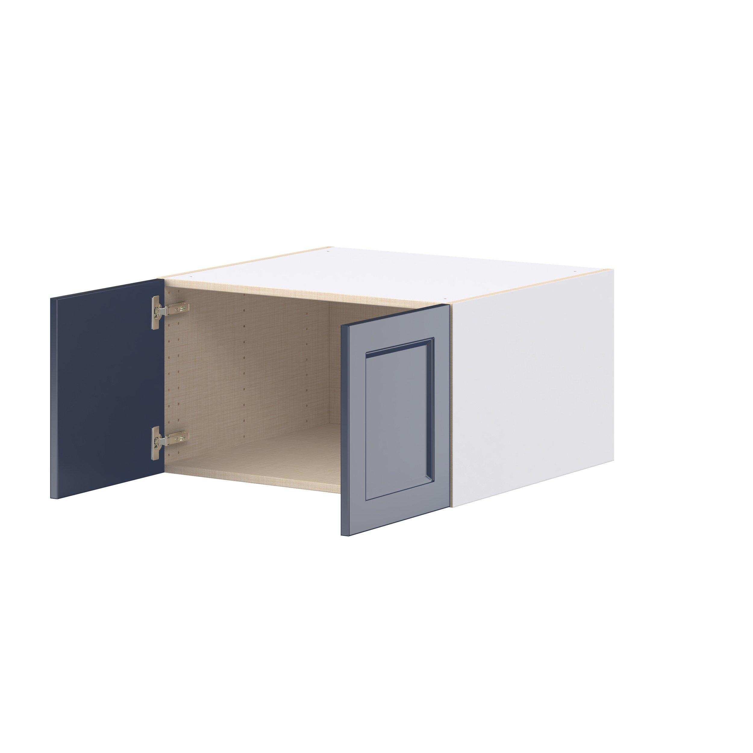 Peachtree 27 in. Painted Midnight Blue Bridge Wall Cabinet