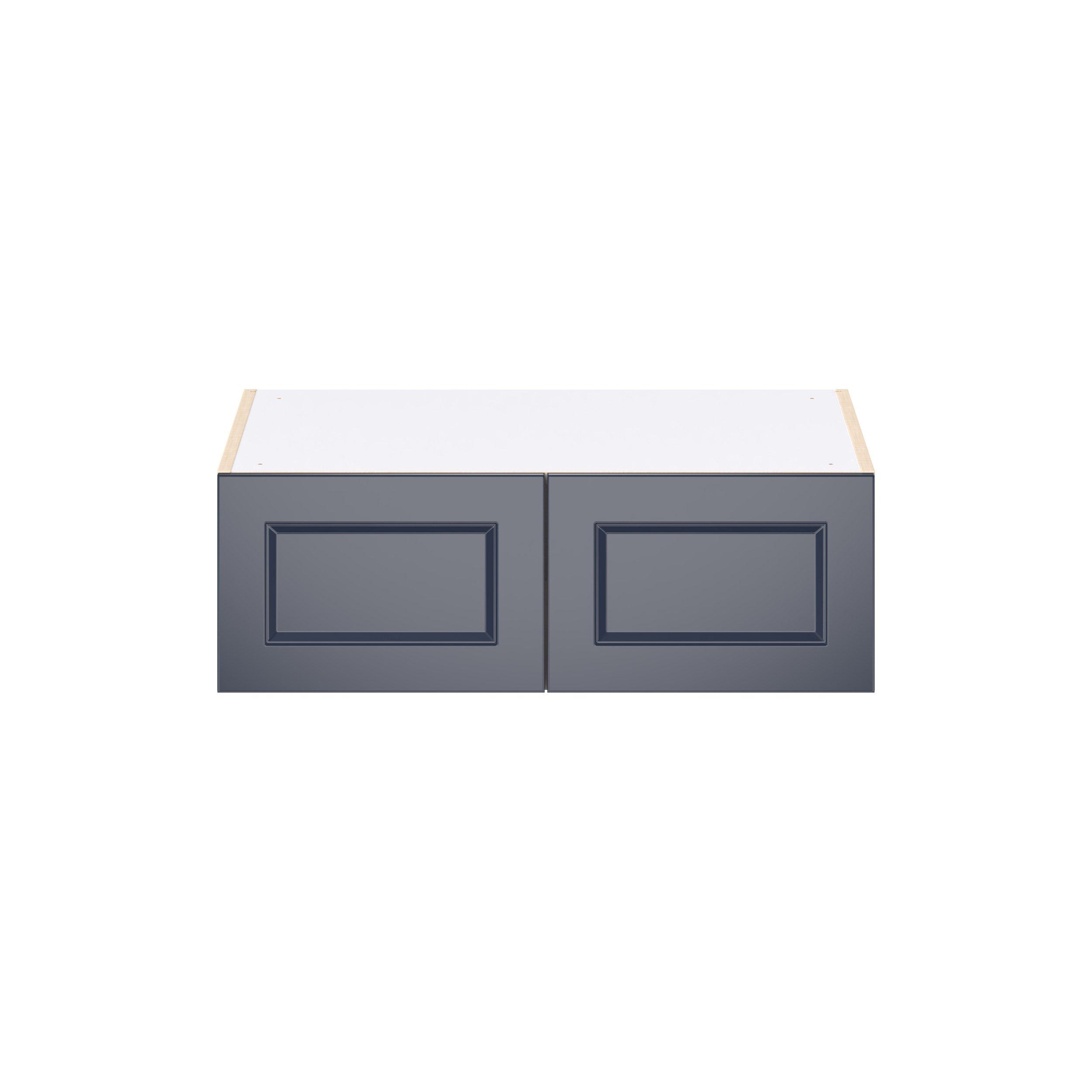 Peachtree 30 in. Painted Midnight Blue Bridge Wall Cabinet