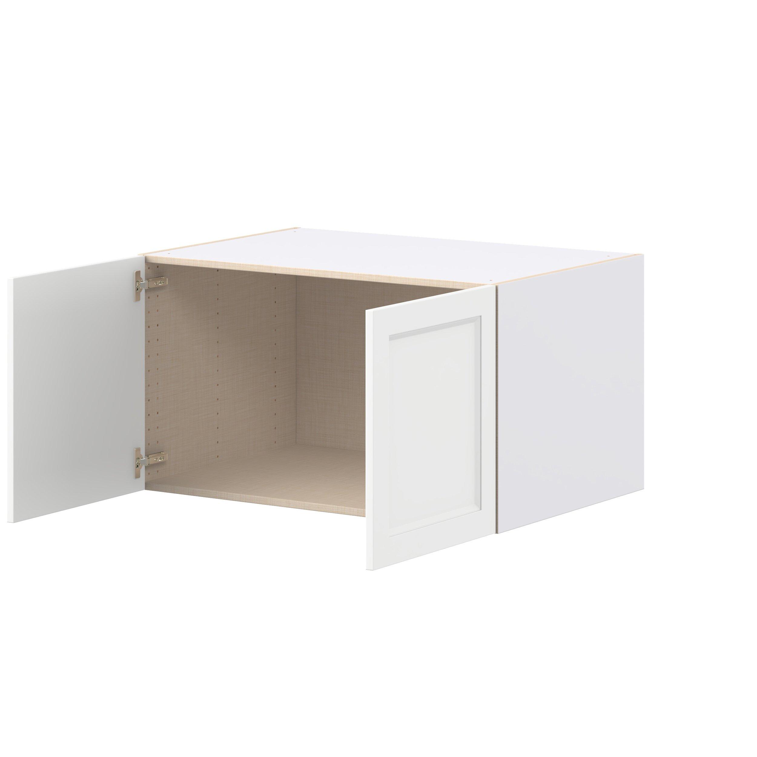 Peachtree 36 in. Painted Bright White Bridge Wall Cabinet