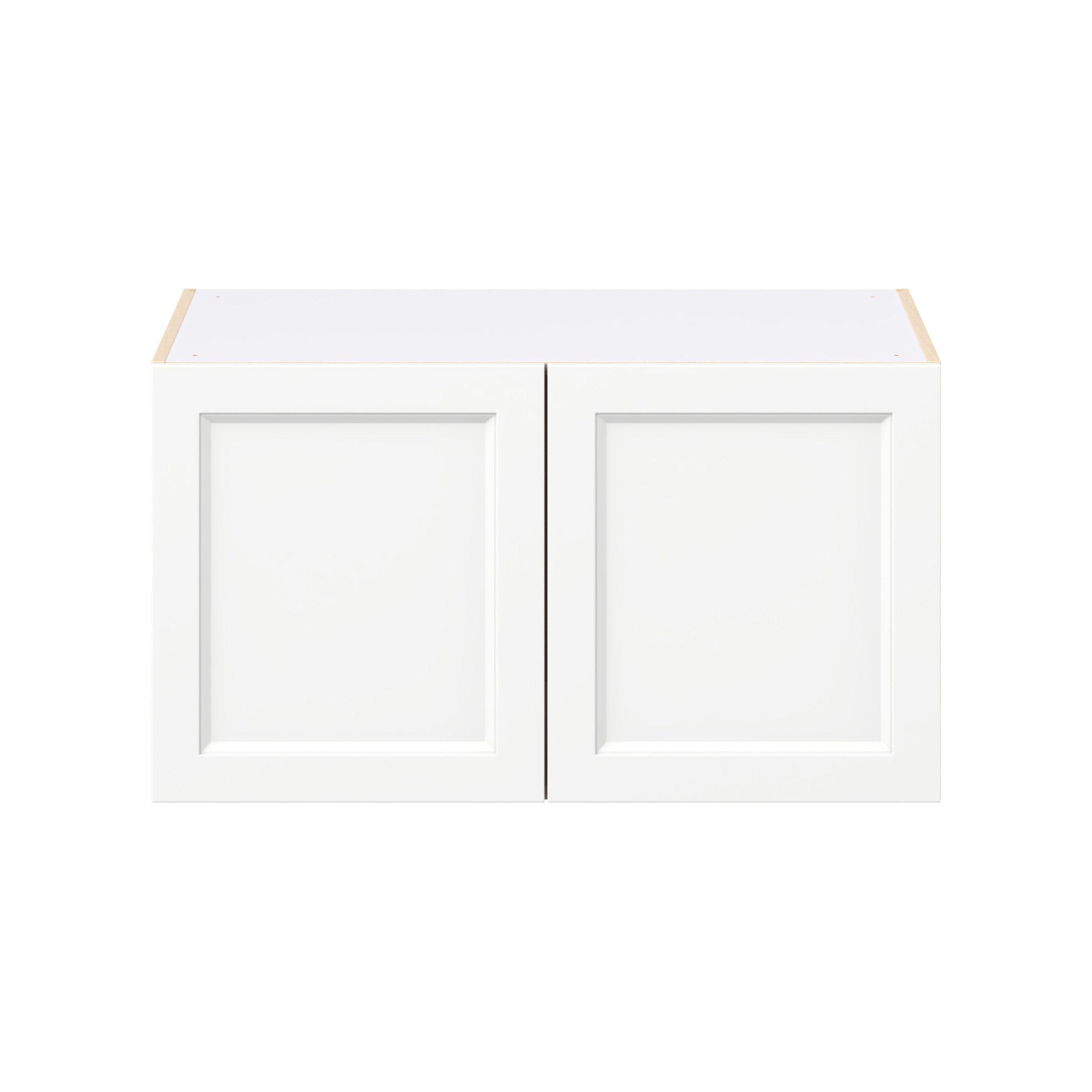 Peachtree 36 in. Painted Bright White Bridge Wall Cabinet