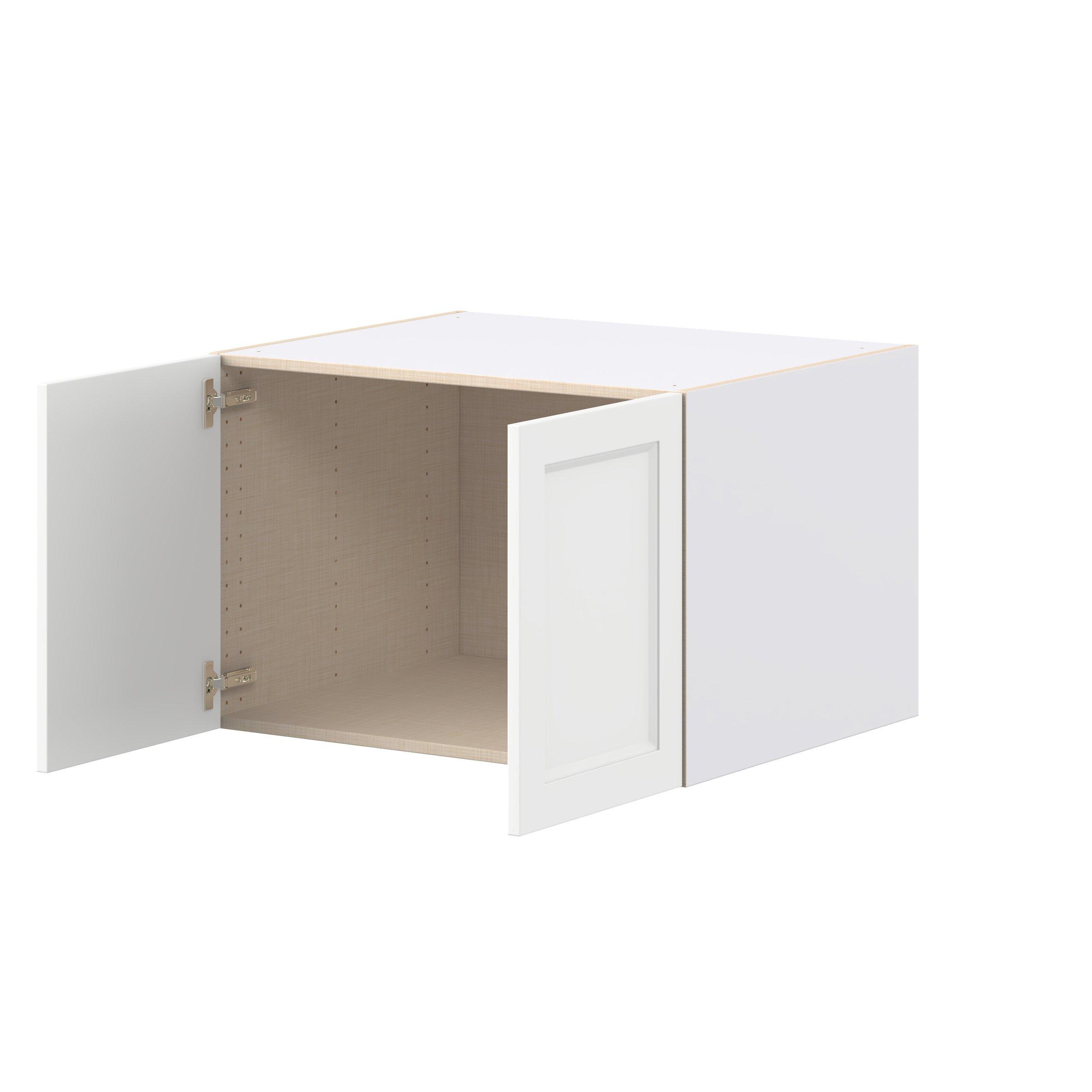 Peachtree 30 in. Painted Bright White Bridge Wall Cabinet