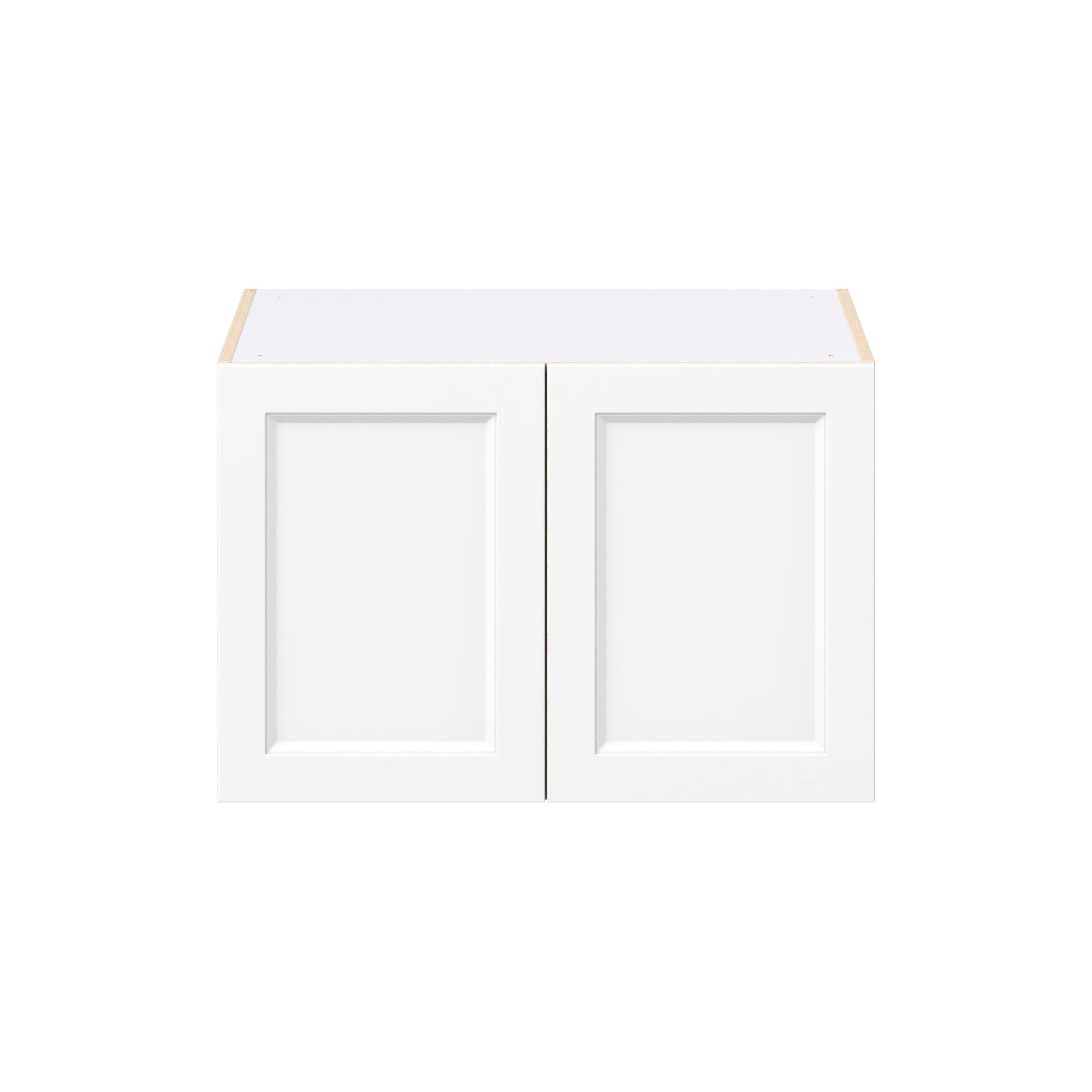Peachtree 30 in. Painted Bright White Bridge Wall Cabinet