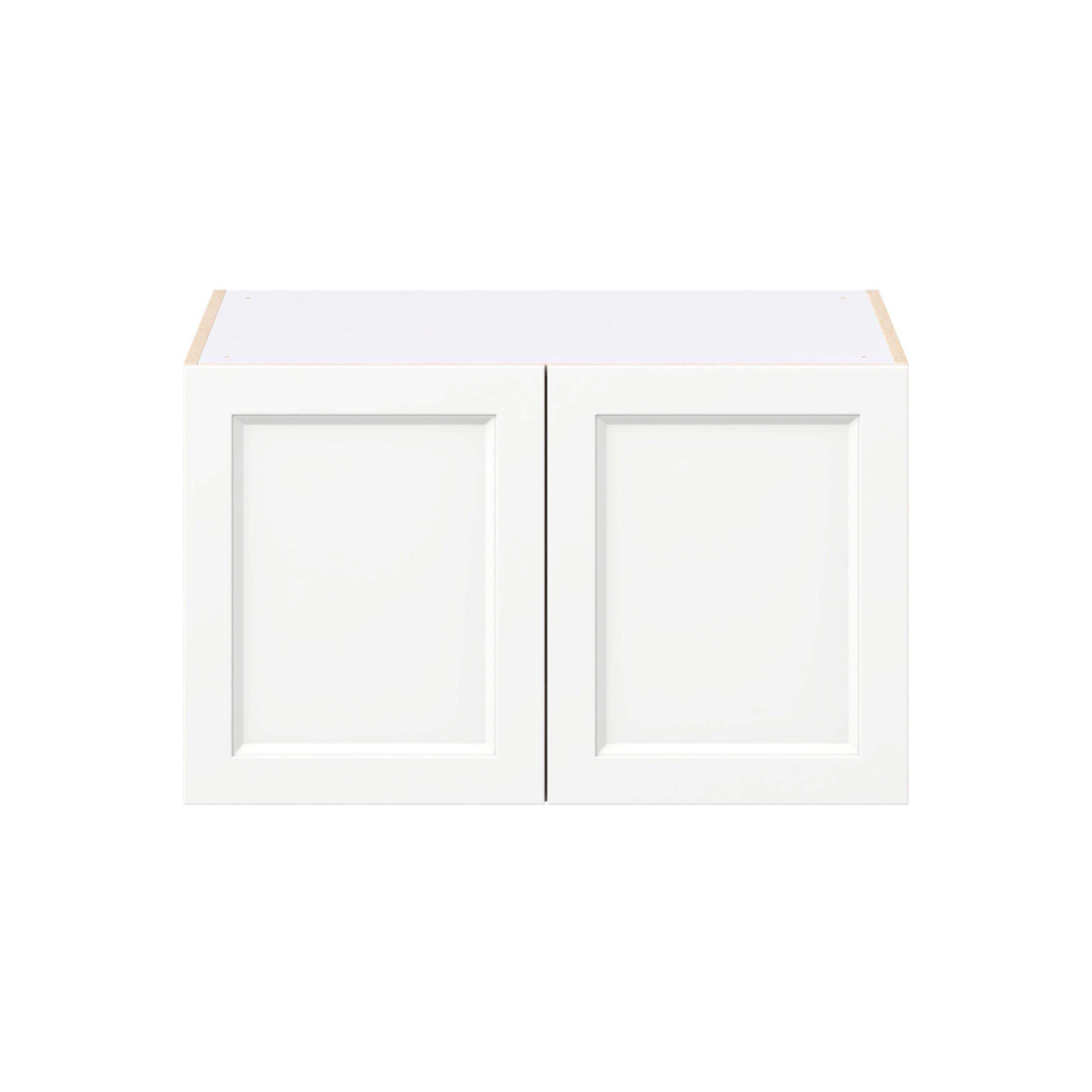 Peachtree 33 in. Painted Bright White Bridge Wall Cabinet