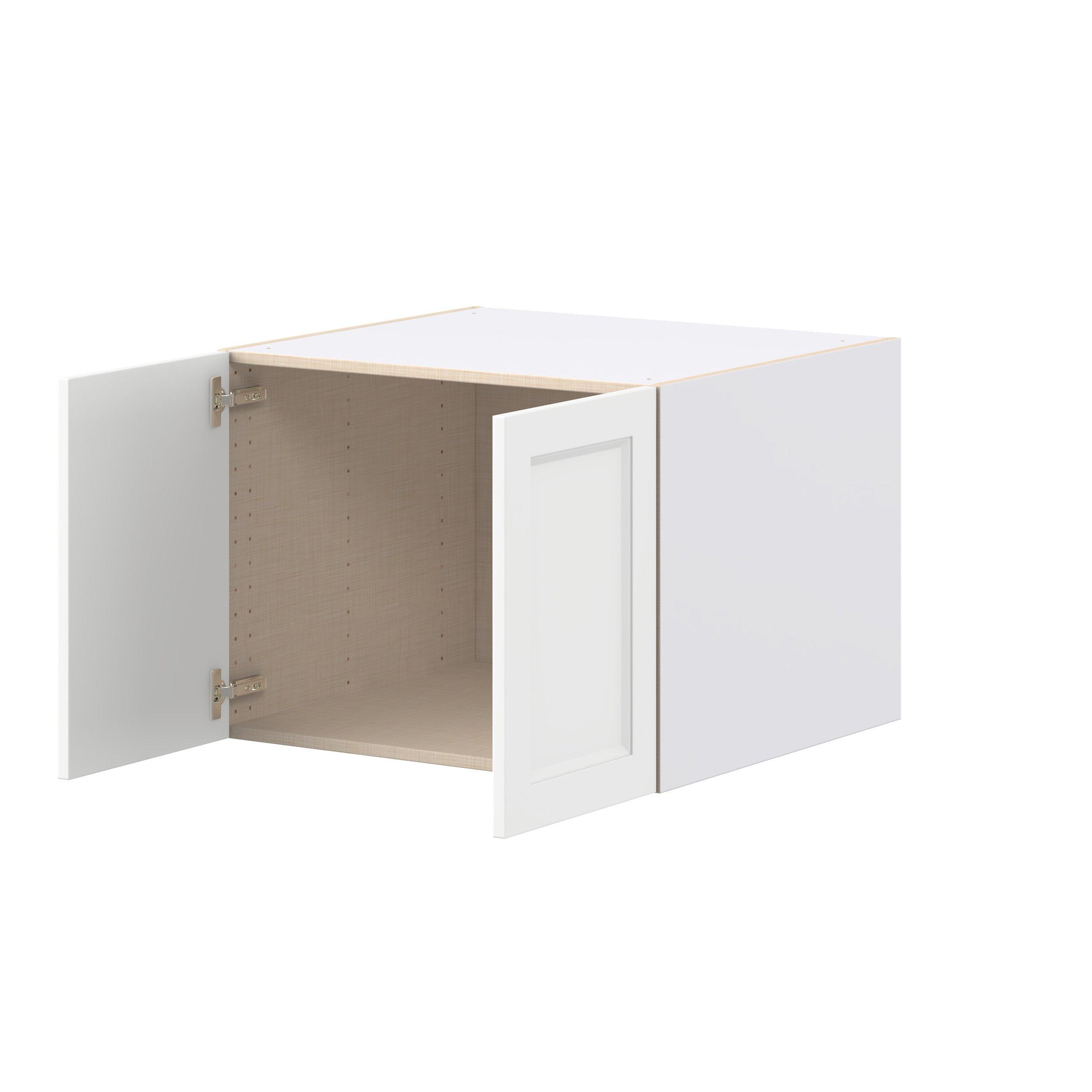 Peachtree 27 in. Painted Bright White Bridge Wall Cabinet