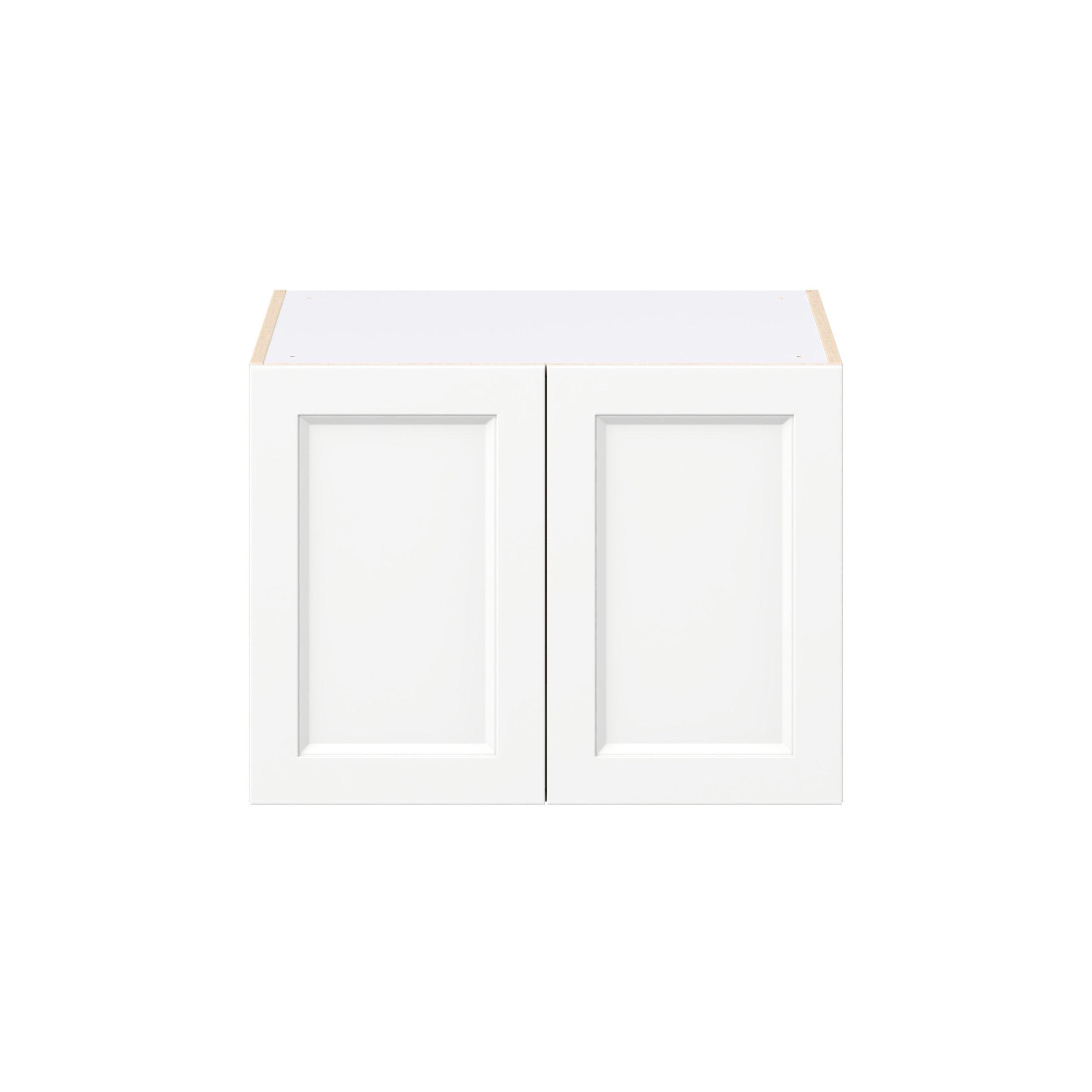 Peachtree 27 in. Painted Bright White Bridge Wall Cabinet