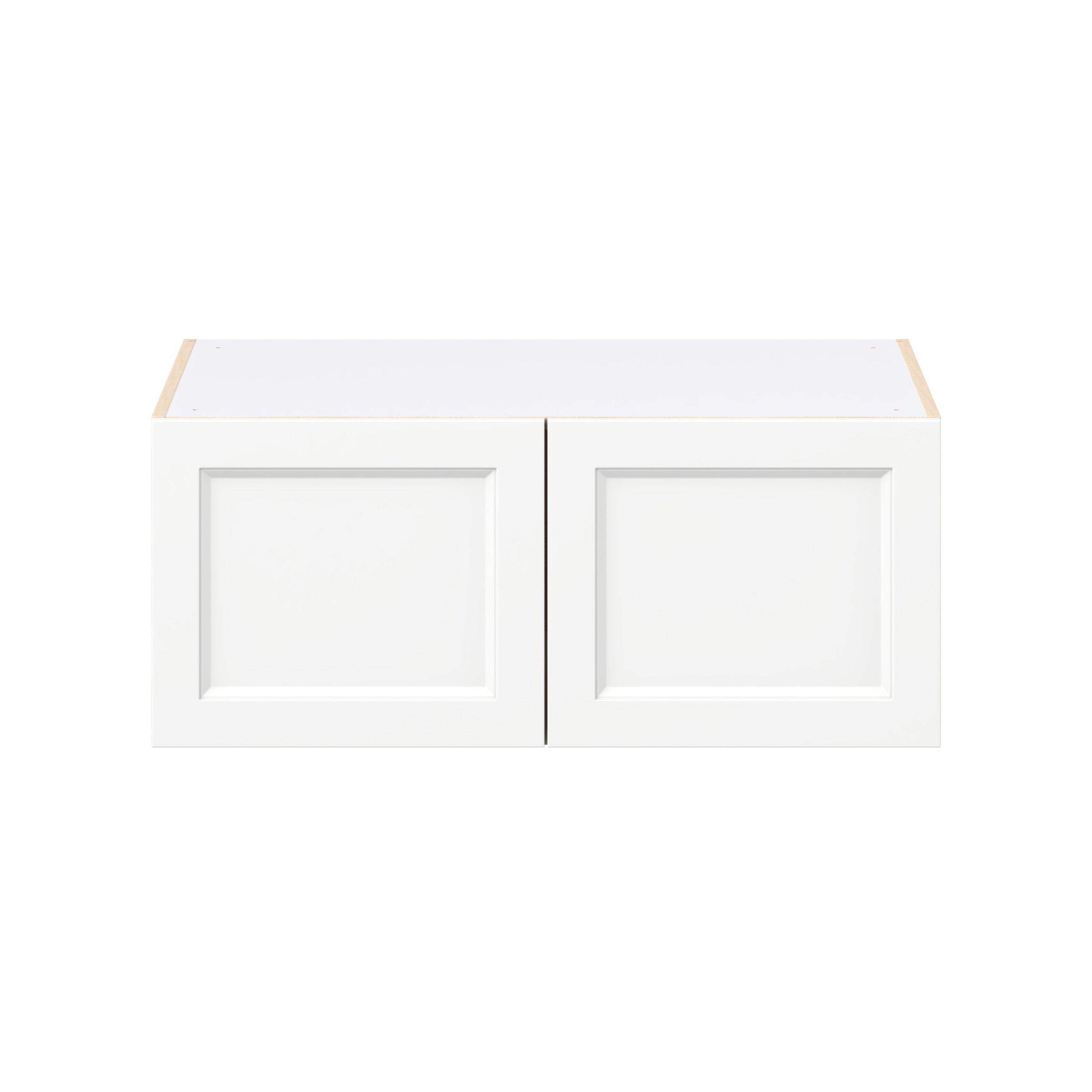 Peachtree 36 in. Painted Bright White Bridge Wall Cabinet
