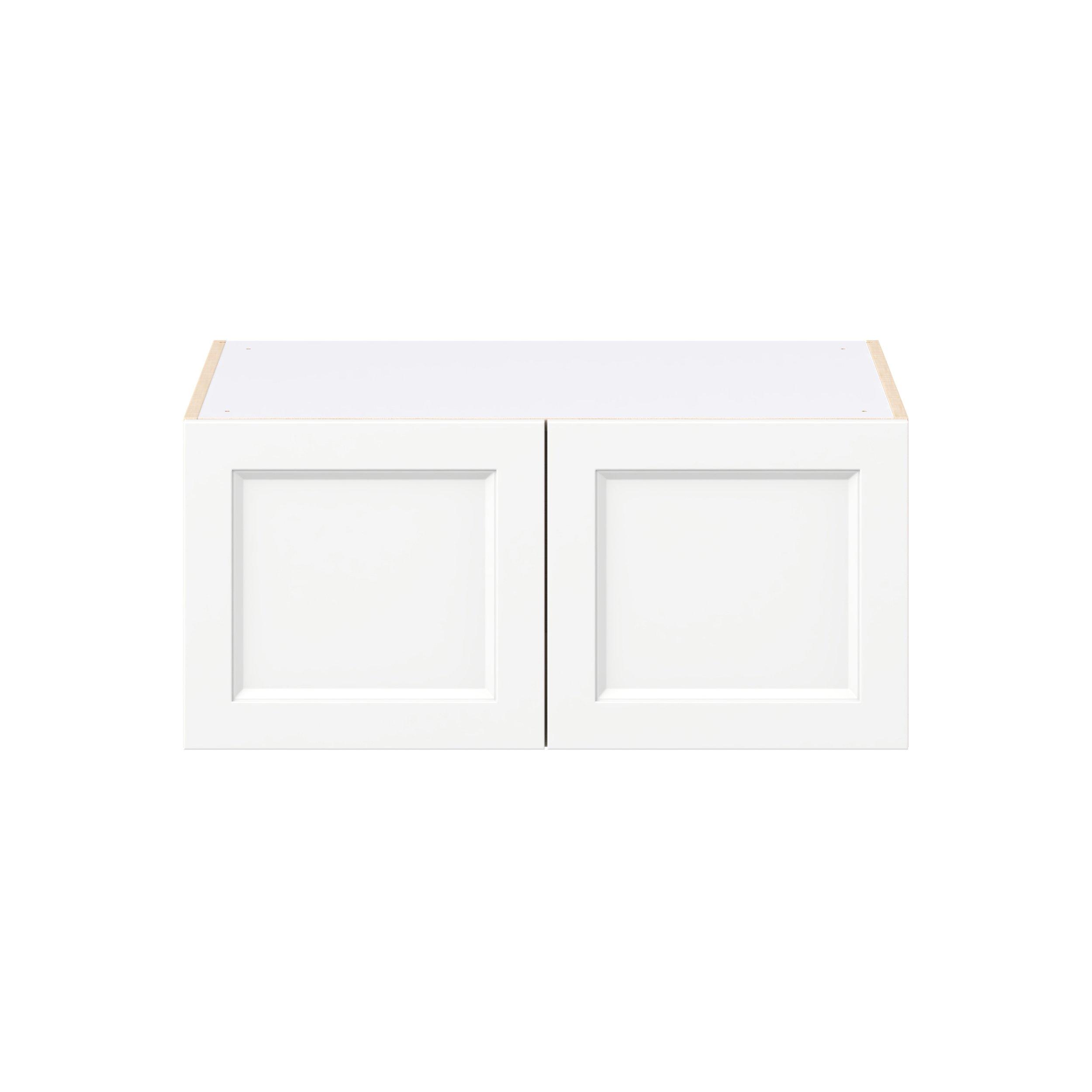 Peachtree 33 in. Painted Bright White Bridge Wall Cabinet