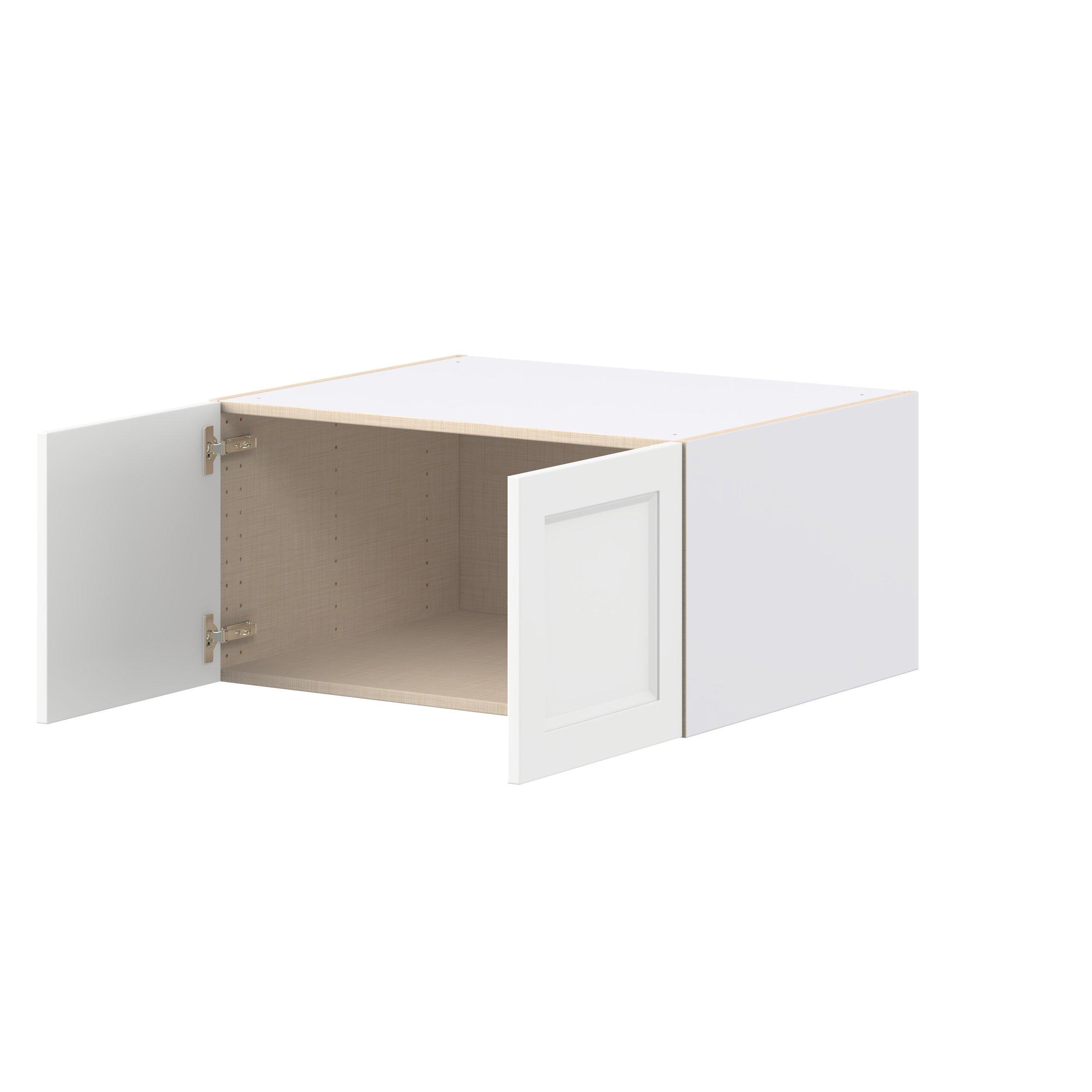 Peachtree 30 in. Painted Bright White Bridge Wall Cabinet