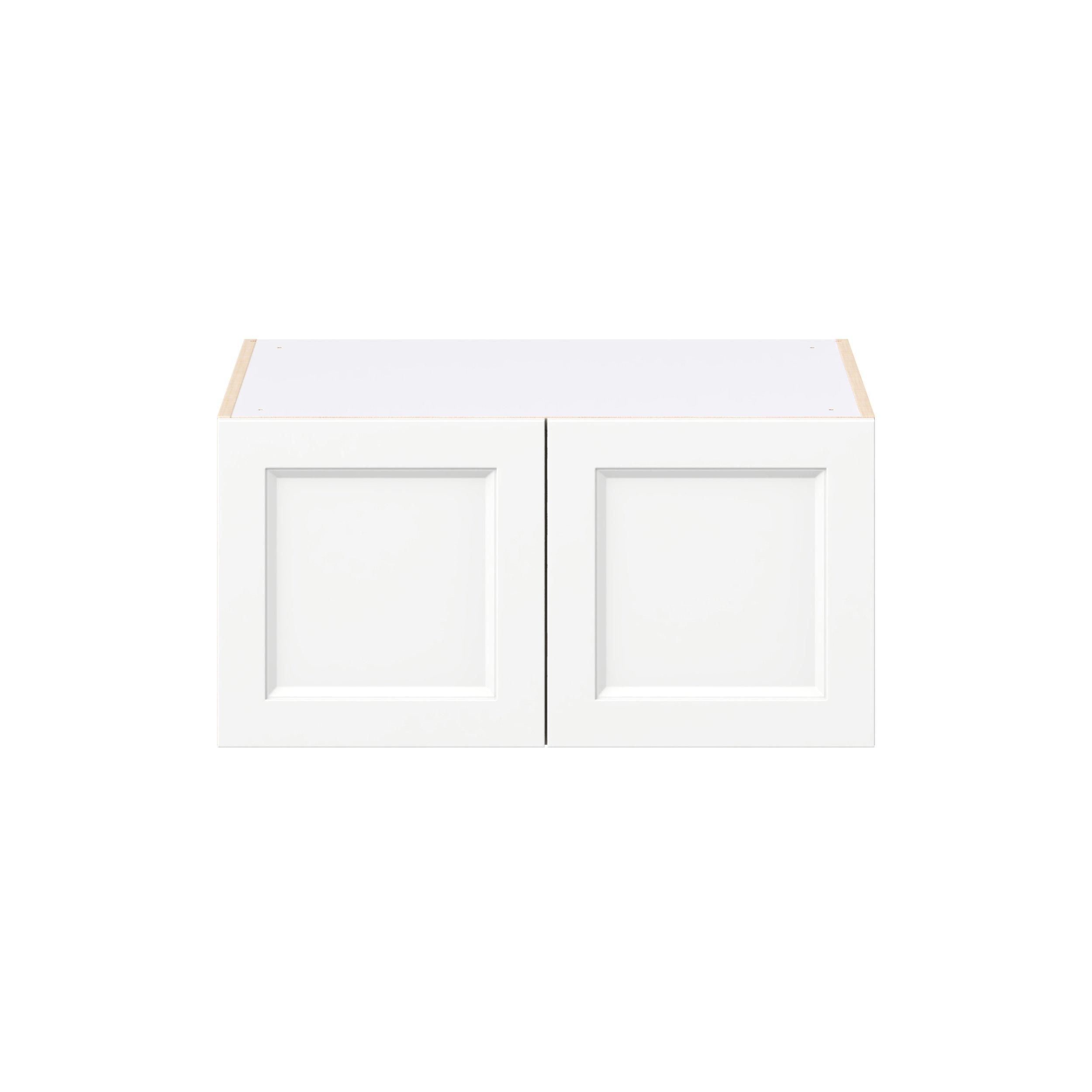 Peachtree 30 in. Painted Bright White Bridge Wall Cabinet