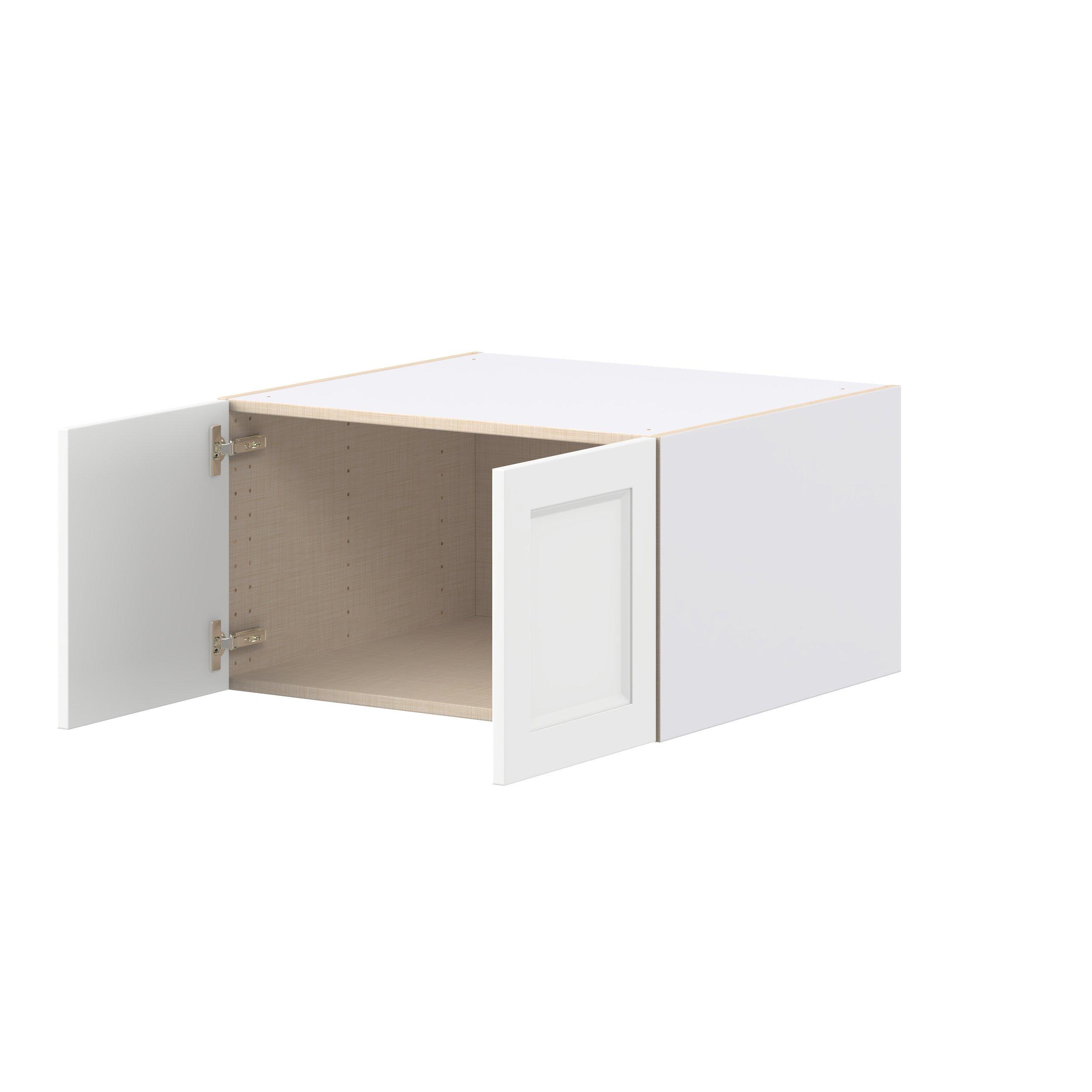 Peachtree 27 in. Painted Bright White Bridge Wall Cabinet