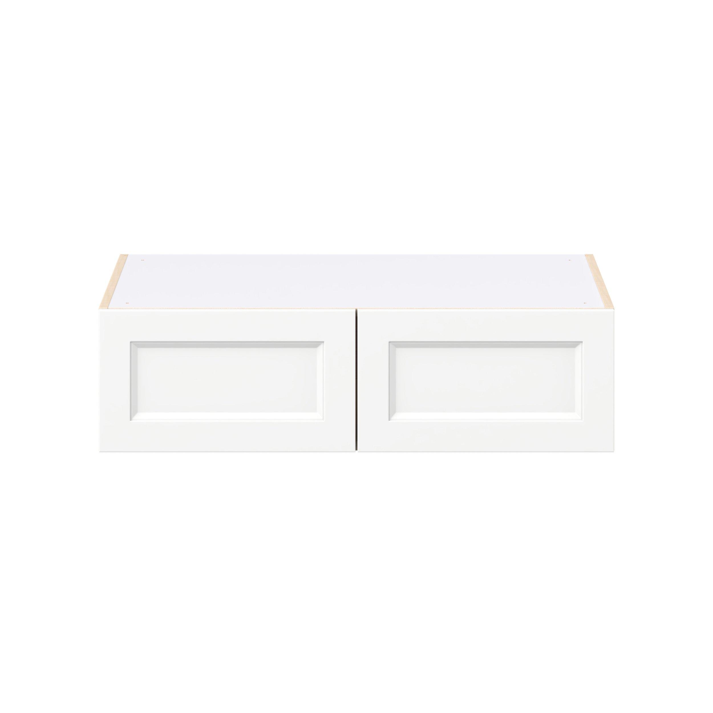 Peachtree 36 in. Painted Bright White Bridge Wall Cabinet