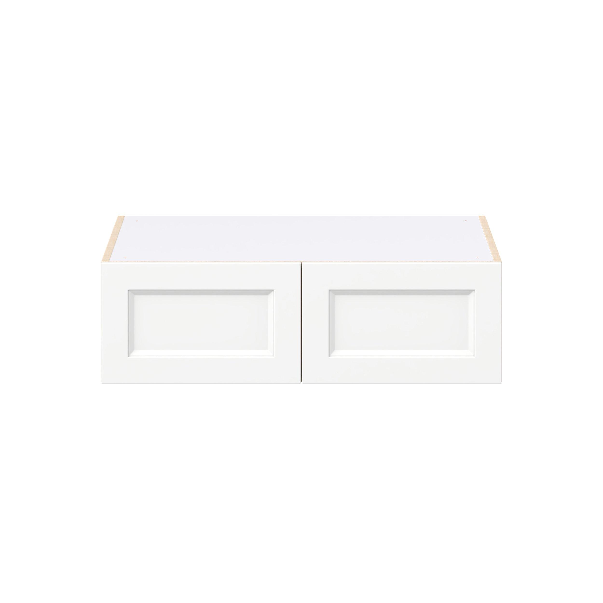 Peachtree 33 in. Painted Bright White Bridge Wall Cabinet