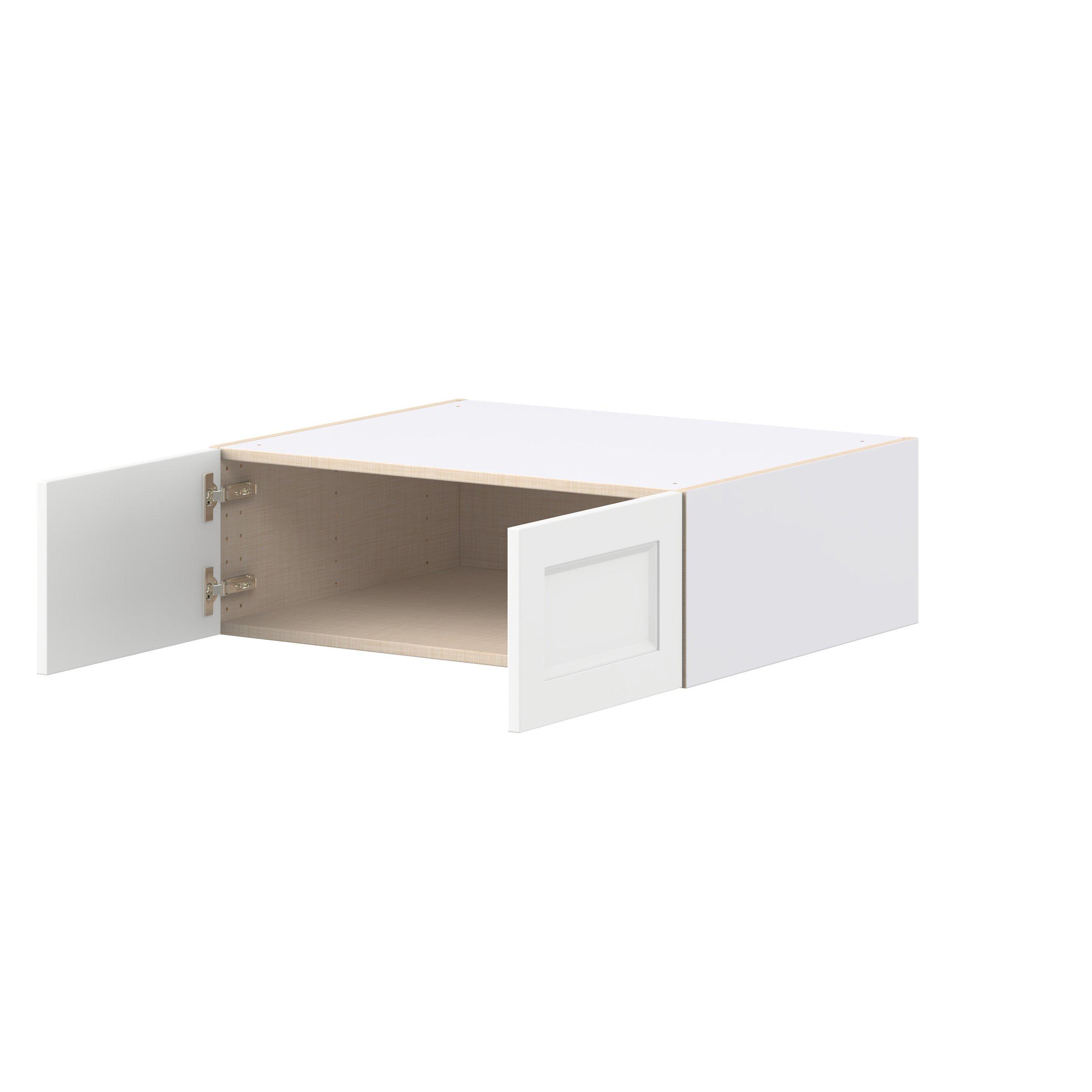 Peachtree 30 in. Painted Bright White Bridge Wall Cabinet