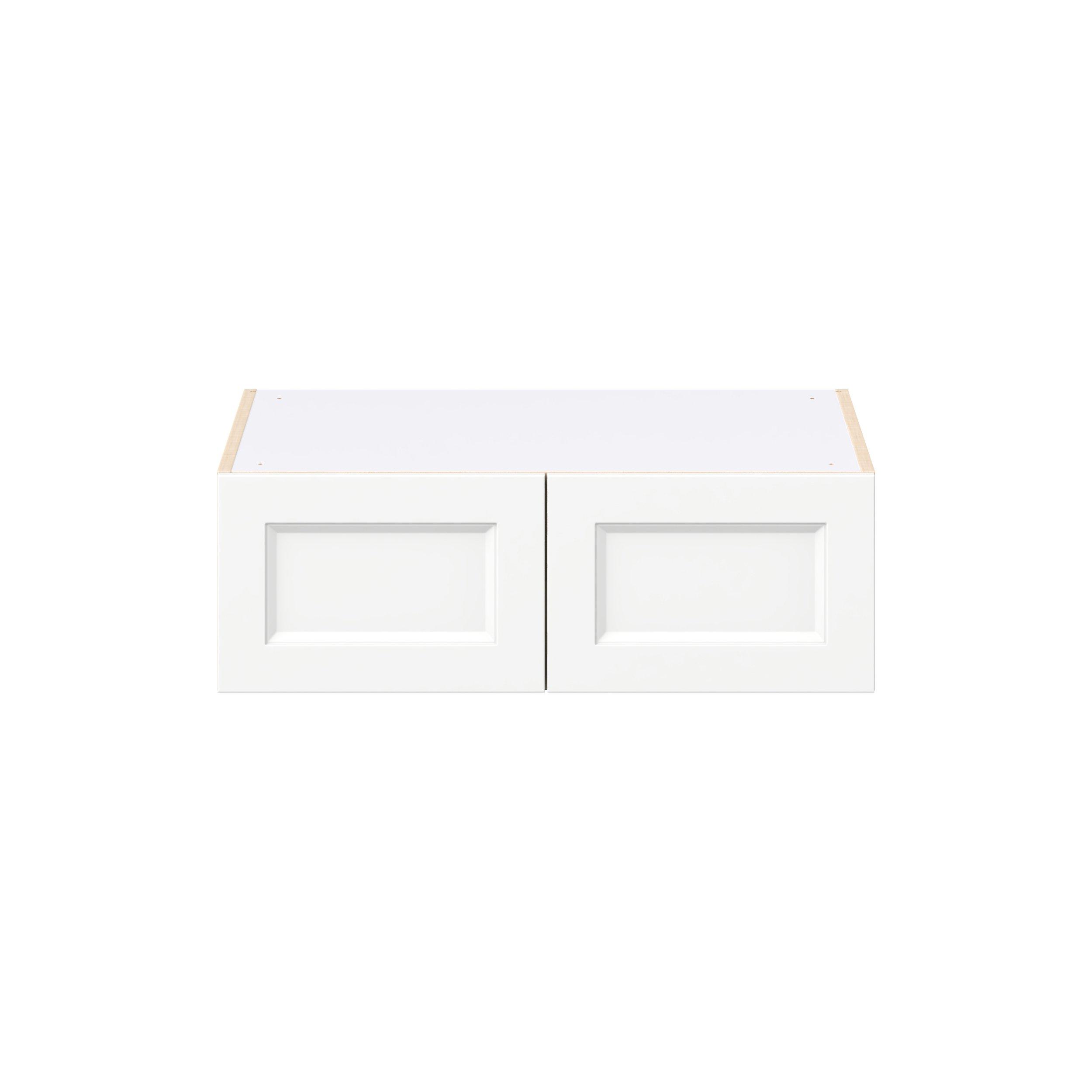 Peachtree 30 in. Painted Bright White Bridge Wall Cabinet