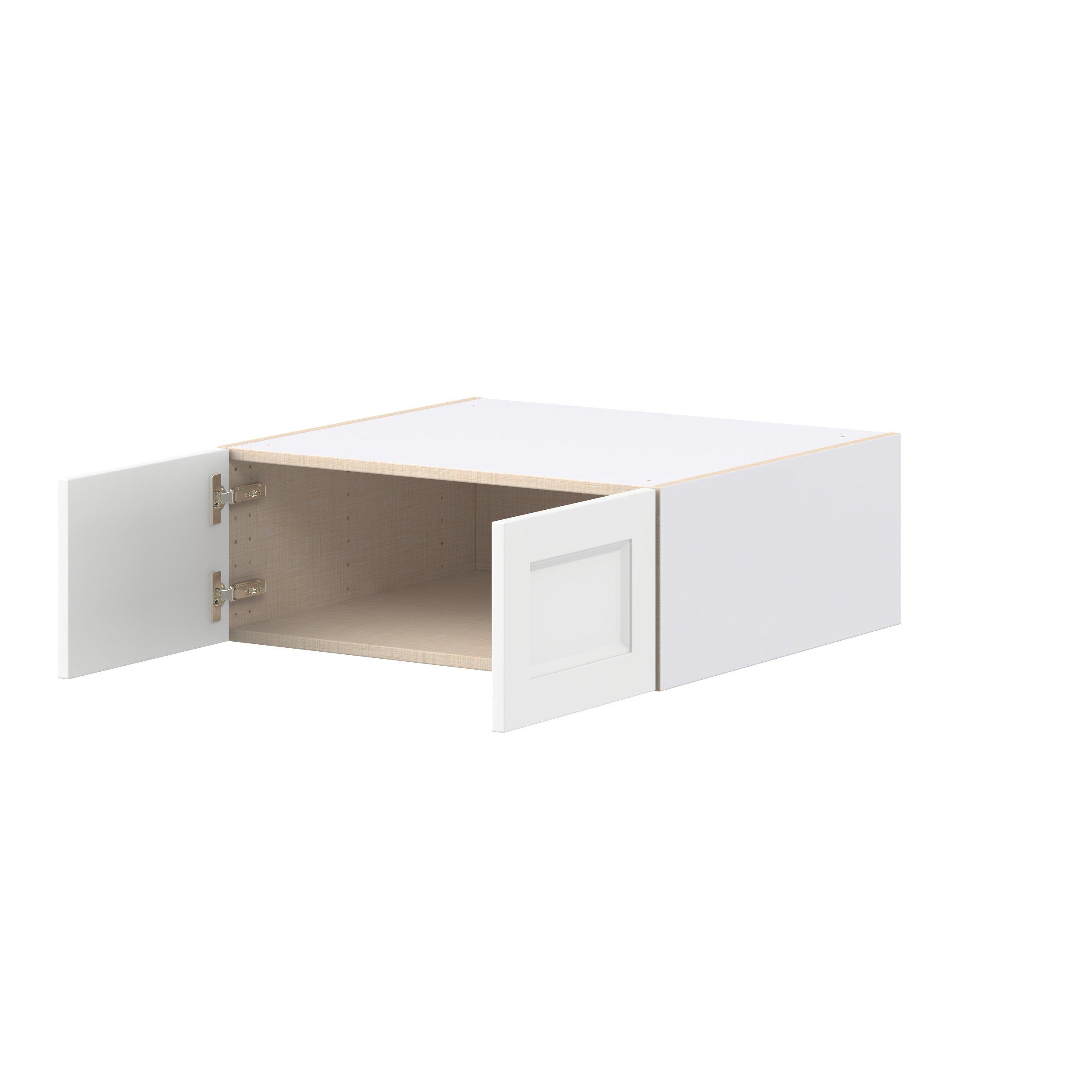 Peachtree 27 in. Painted Bright White Bridge Wall Cabinet