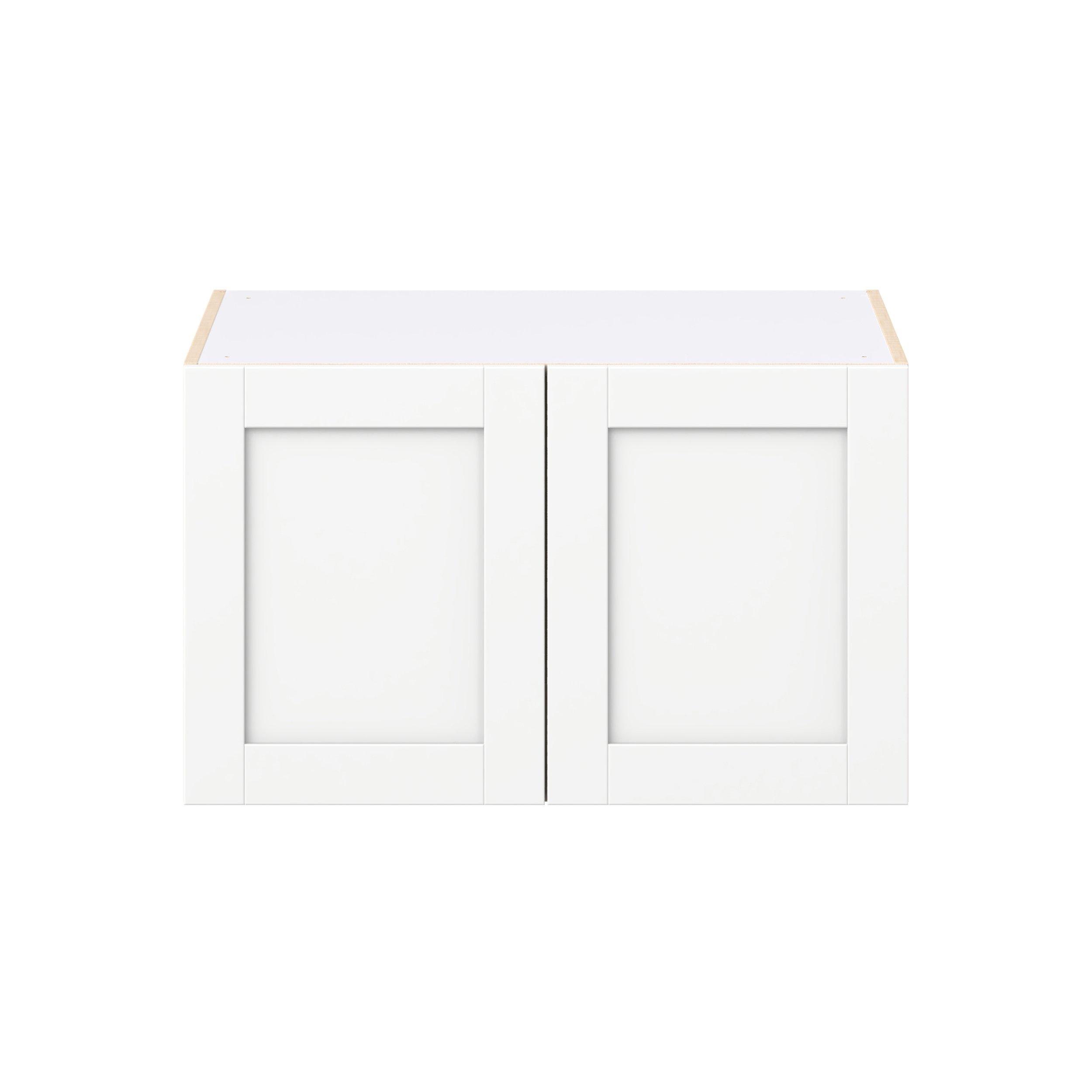 Summerhill 33 in. Bright White Bridge Wall Cabinet