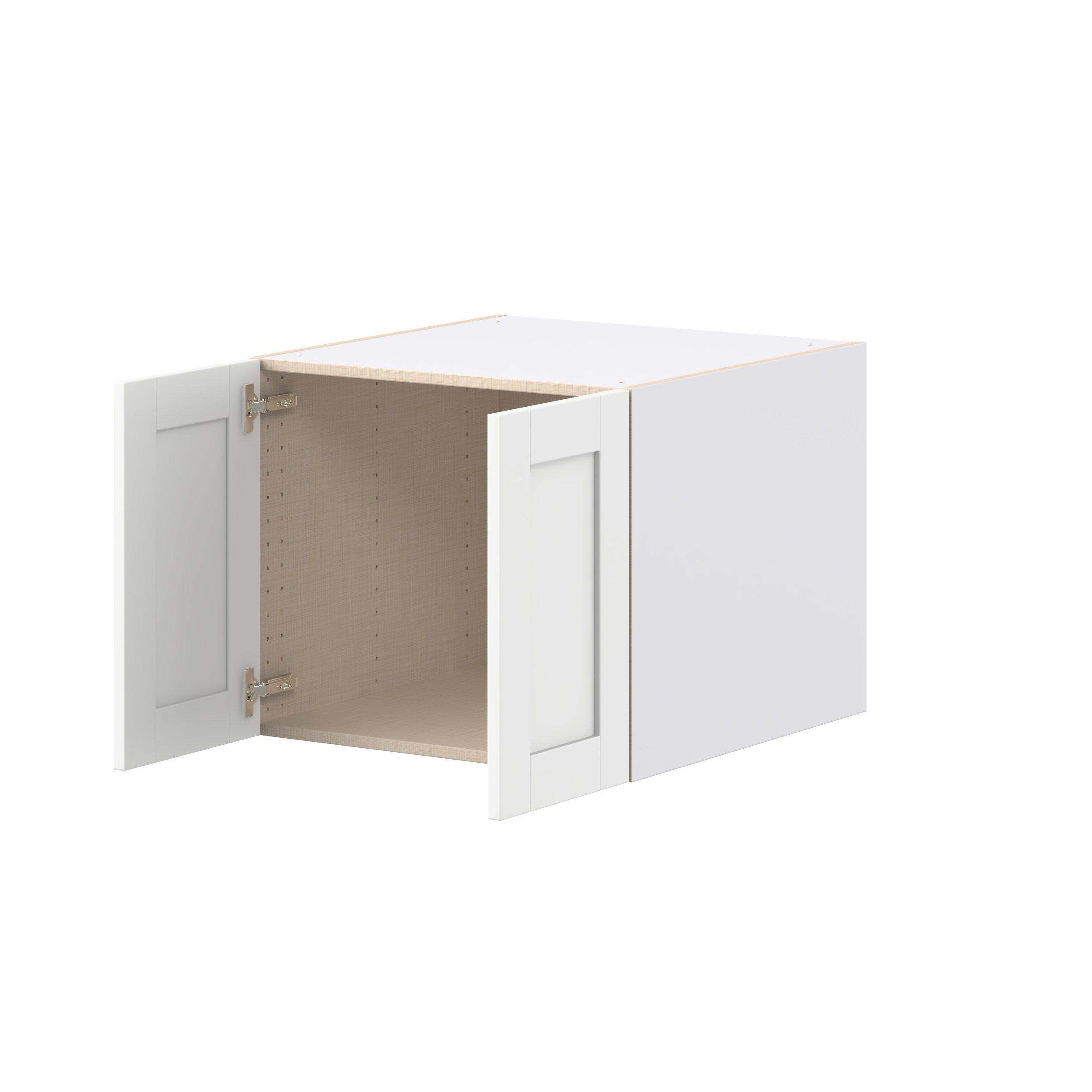 Summerhill 24 in. Bright White Bridge Wall Cabinet