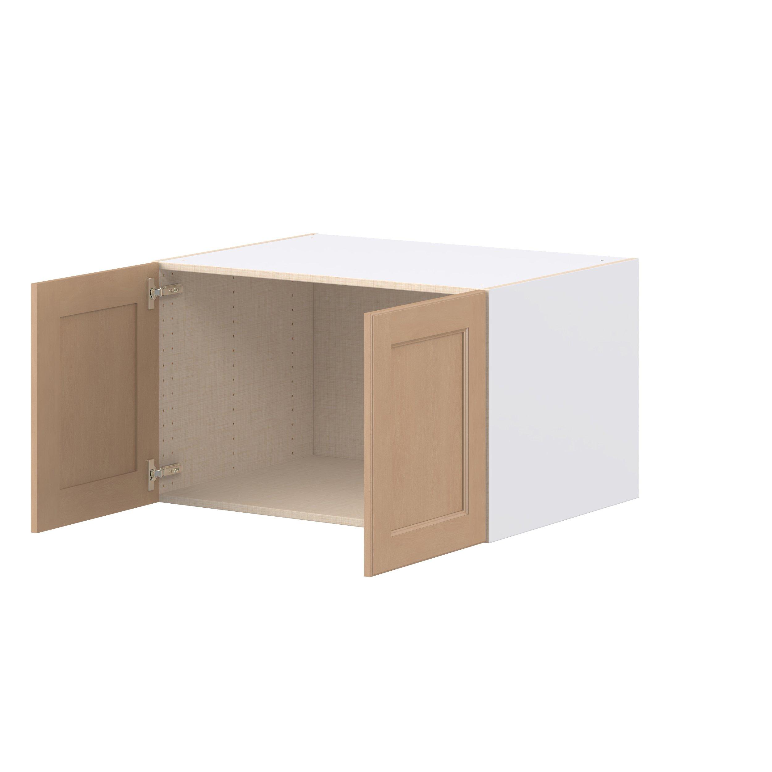 Sugarhill 33 in. Stained Sugar Cookie Bridge Wall Cabinet