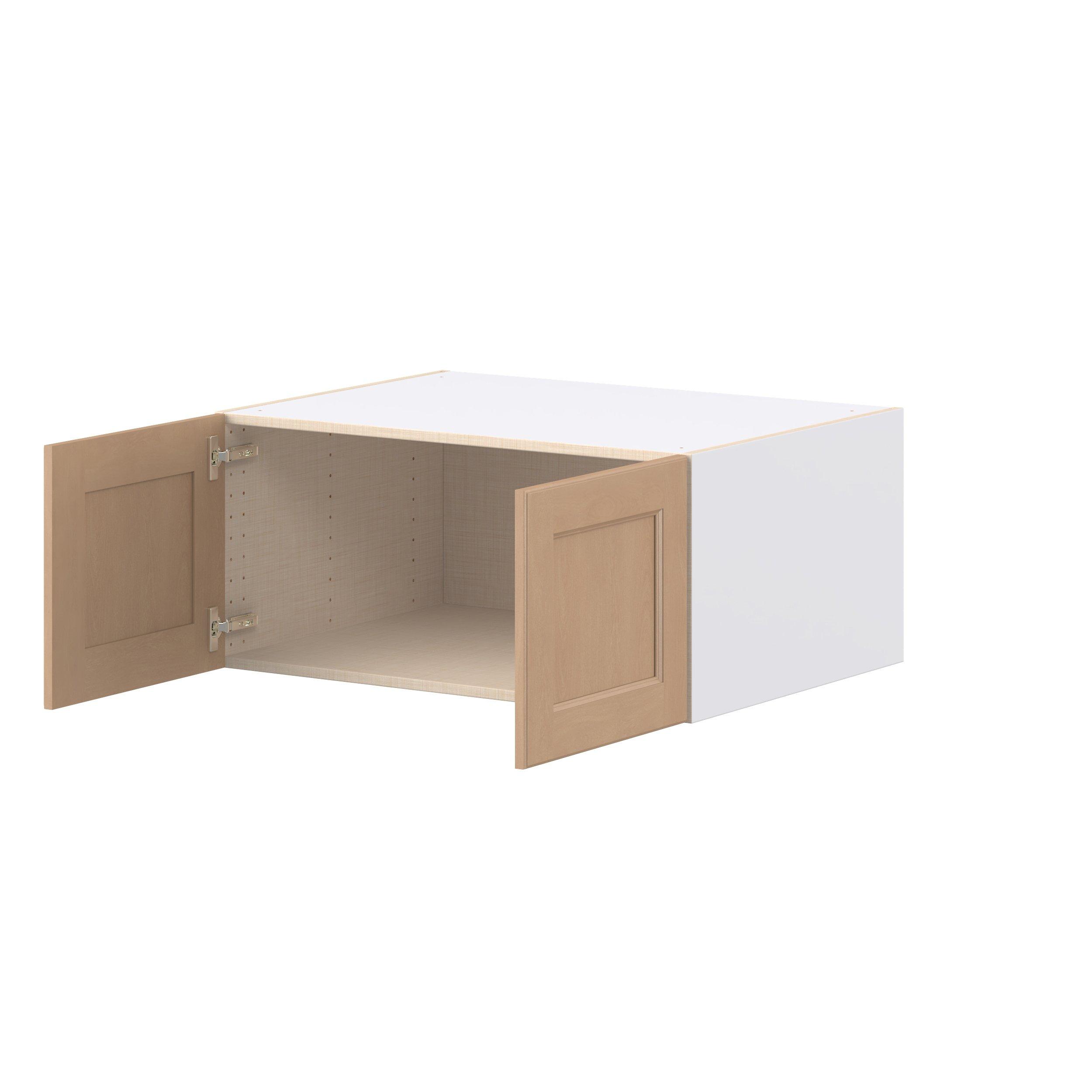 Sugarhill 33 in. Stained Sugar Cookie Bridge Wall Cabinet