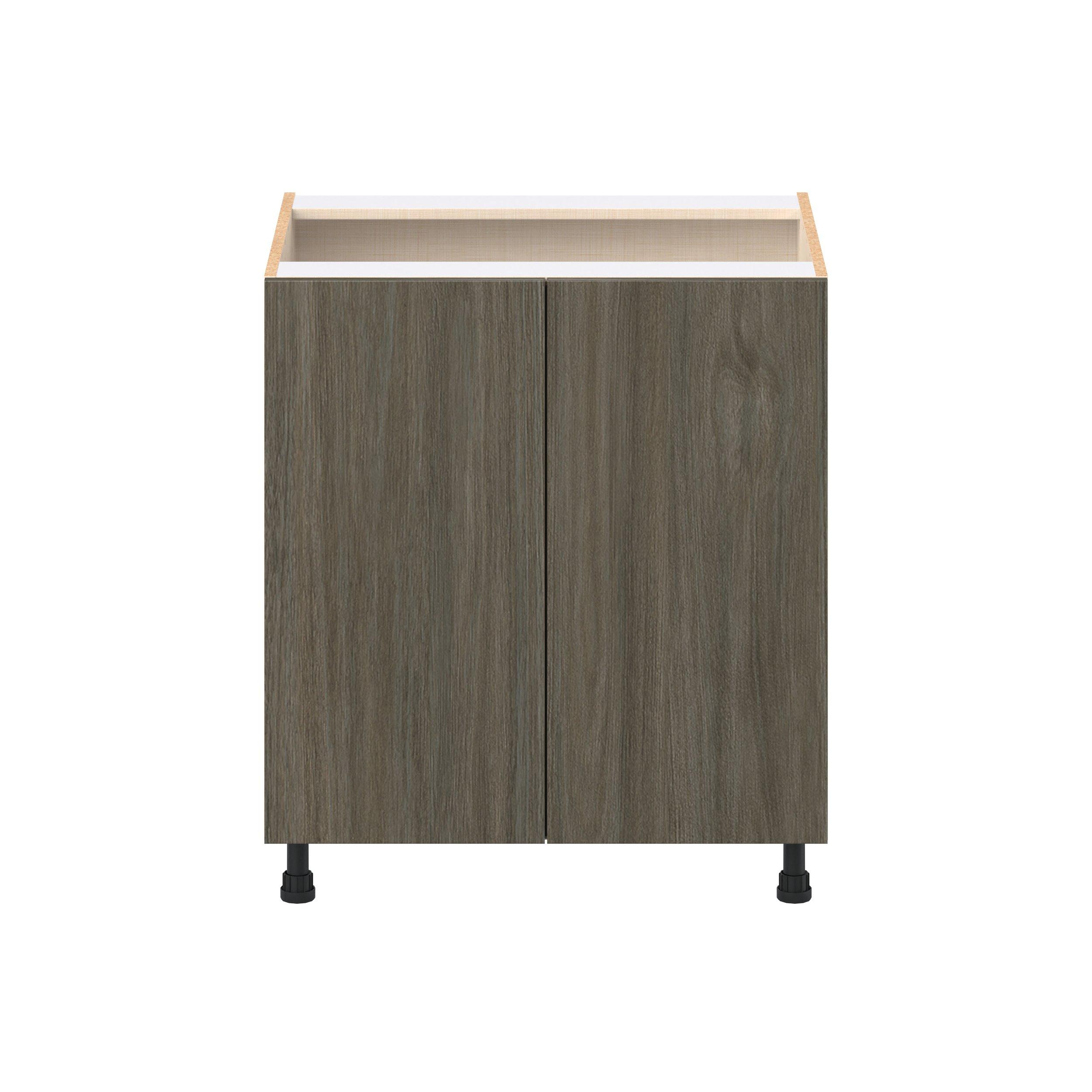Glenwood 30 in. Burnt Walnut Door Base Cabinet