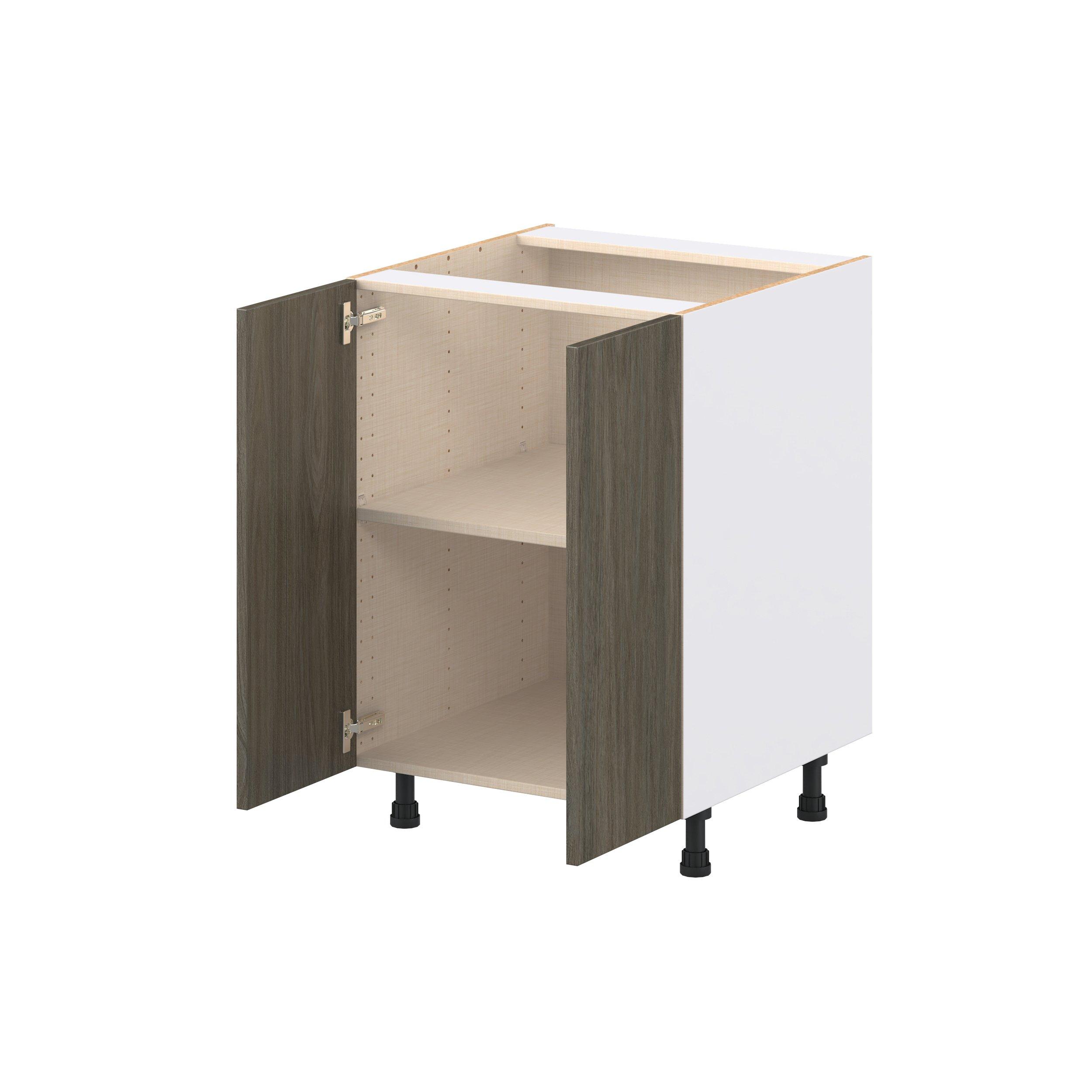 Glenwood 24 in. Burnt Walnut Door Base Cabinet