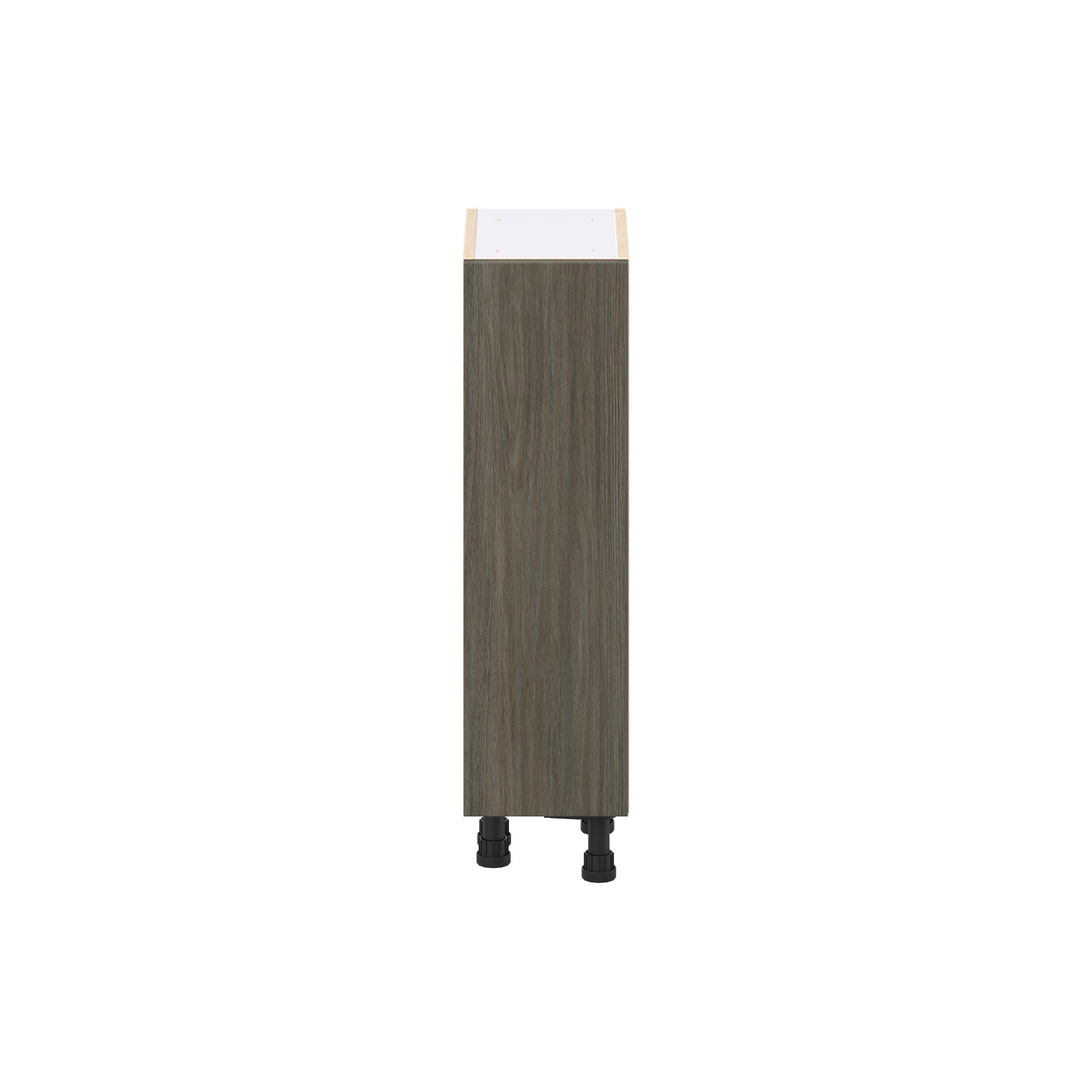 Glenwood 9 in. Burnt Walnut Shallow Base Cabinet