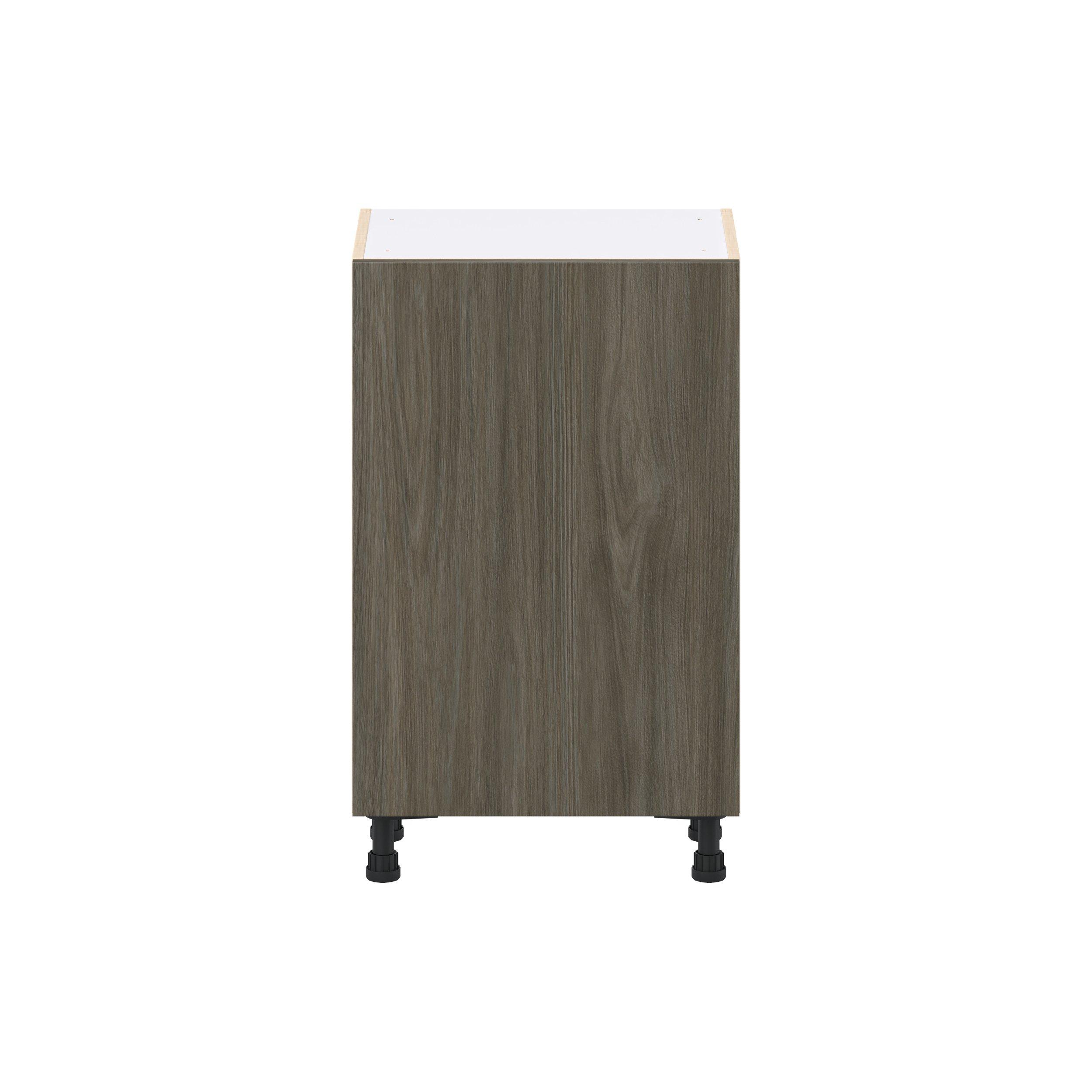 Glenwood 21 in. Burnt Walnut Shallow Base Cabinet