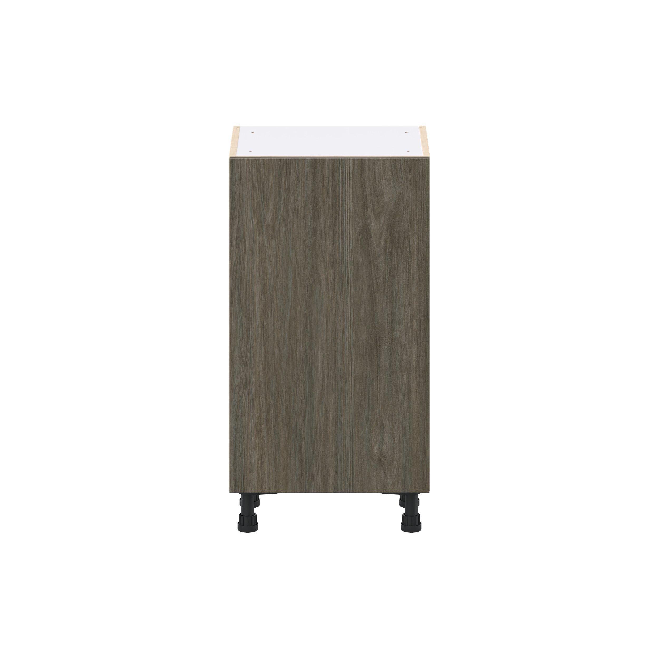 Glenwood 18 in. Burnt Walnut Shallow Base Cabinet