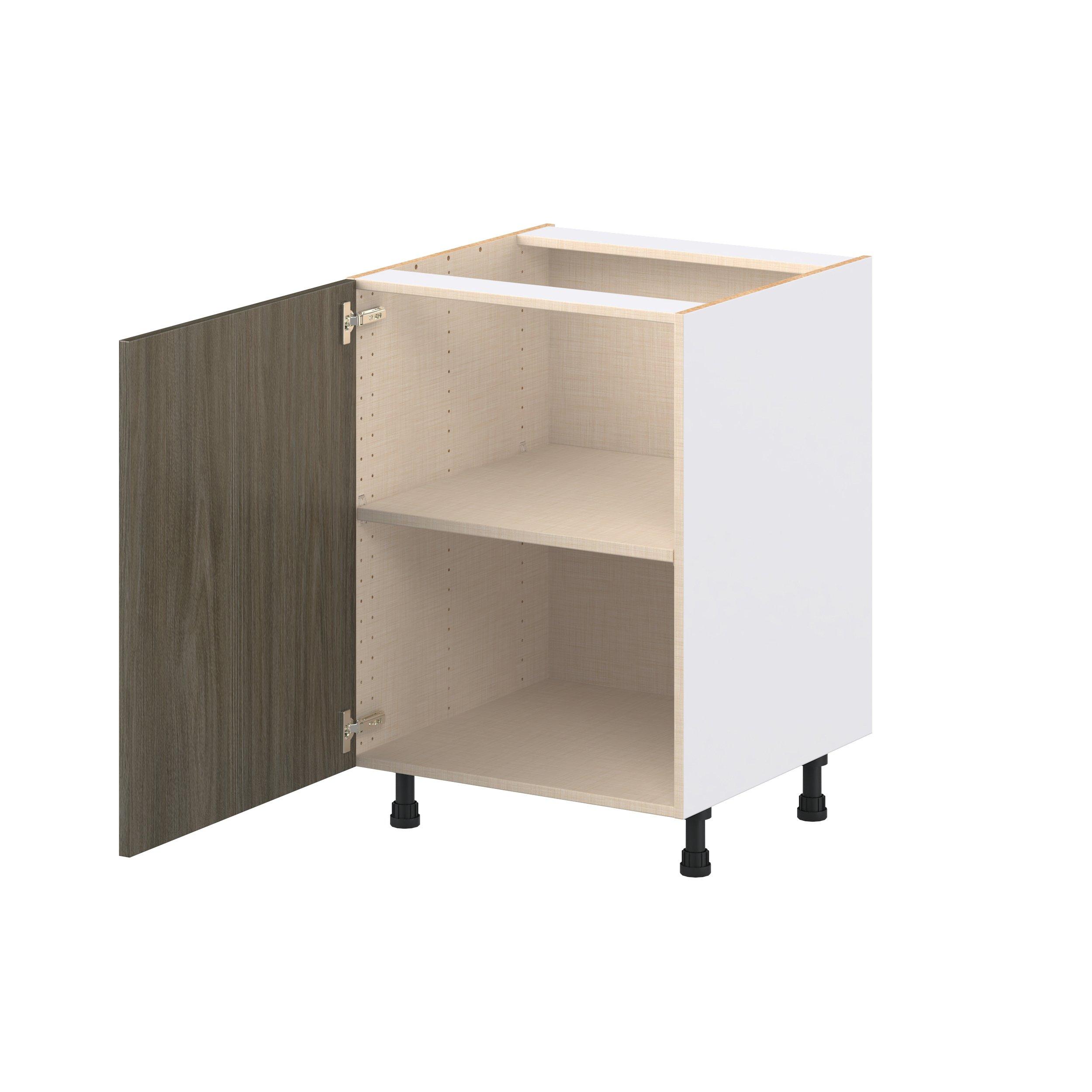 Glenwood 24 in. Burnt Walnut Door Base Cabinet