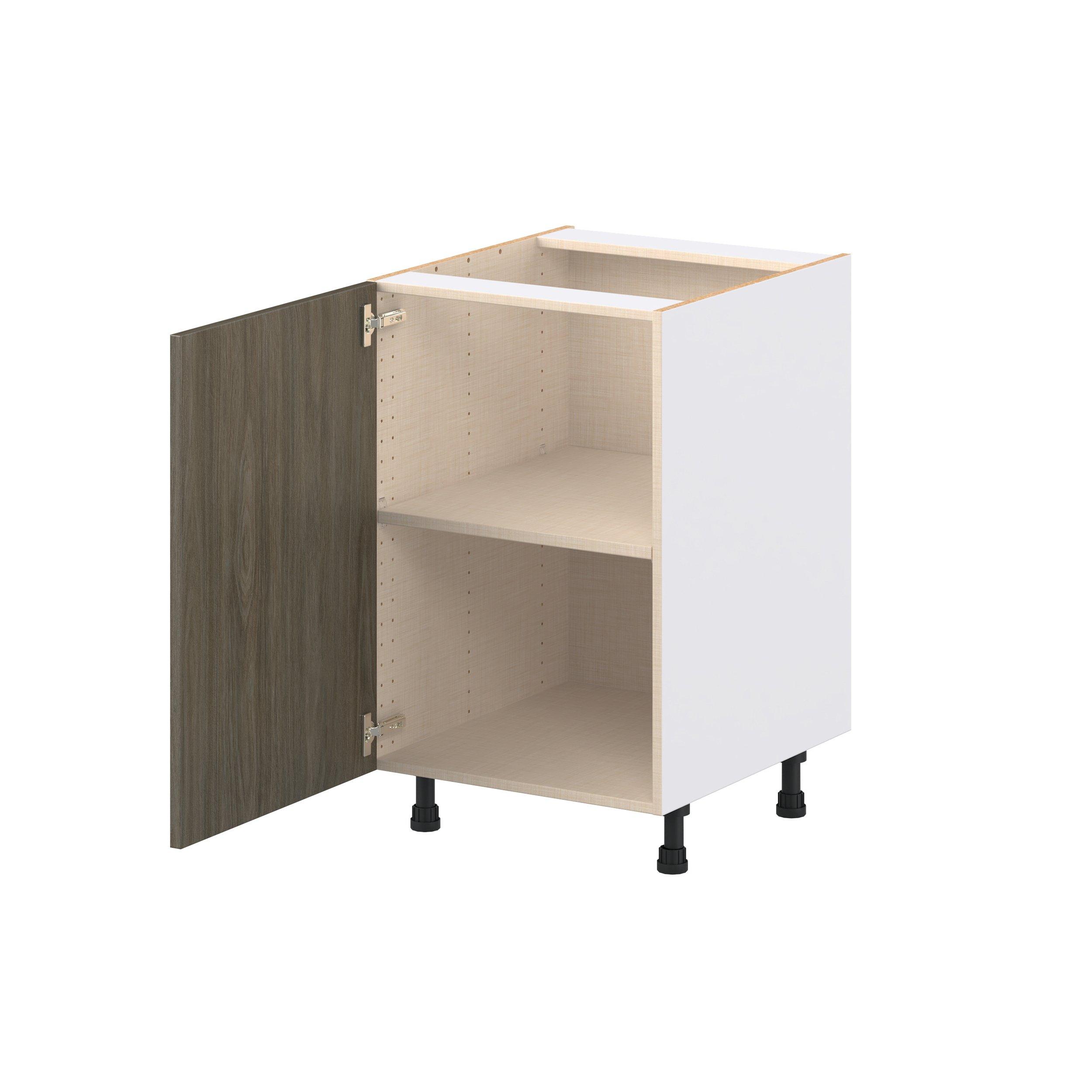 Glenwood 21 in. Burnt Walnut Door Base Cabinet