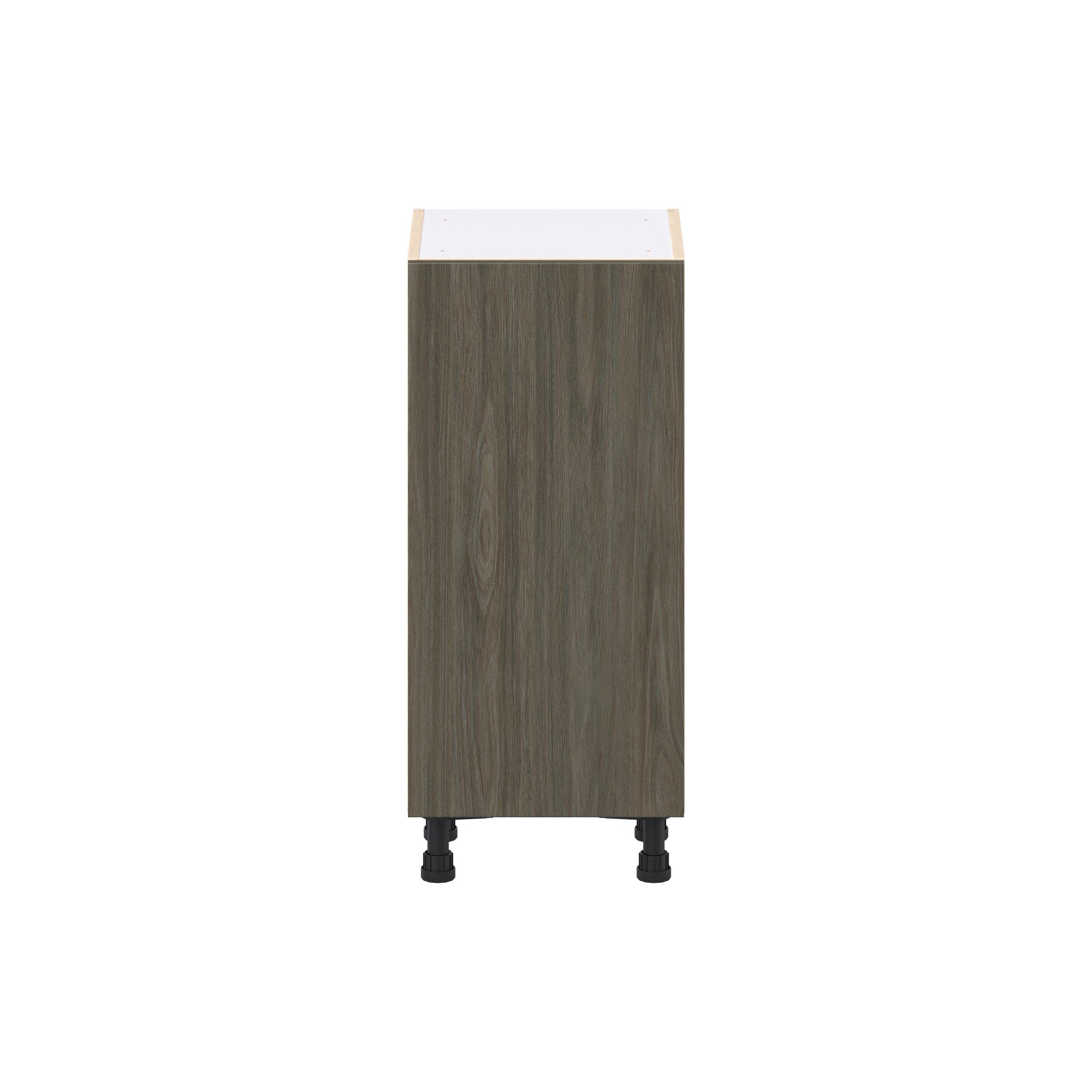 Glenwood 15 in. Burnt Walnut Shallow Base Cabinet