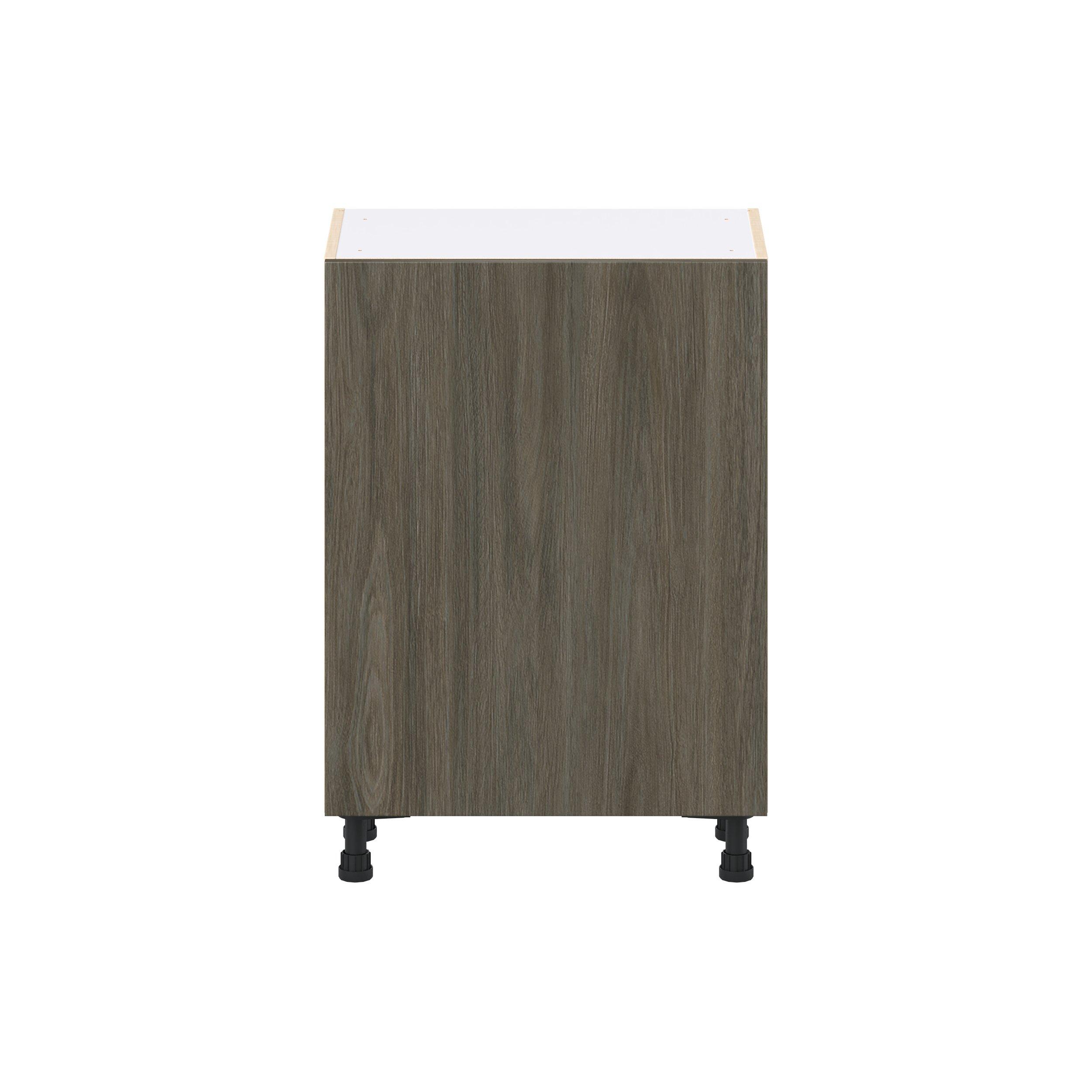 Glenwood 24 in. Burnt Walnut Shallow Base Cabinet