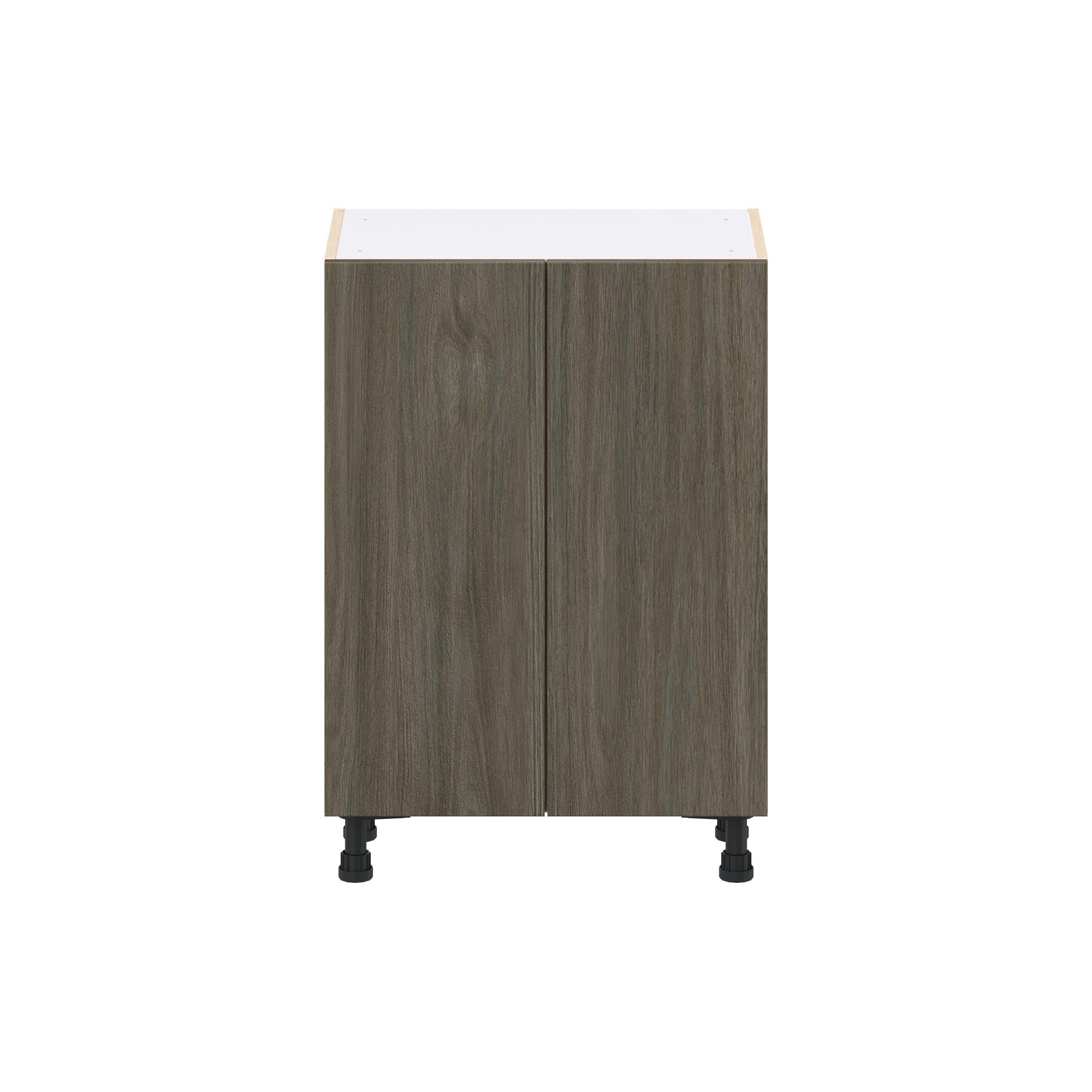 Glenwood 24 in. Burnt Walnut Shallow Base Cabinet