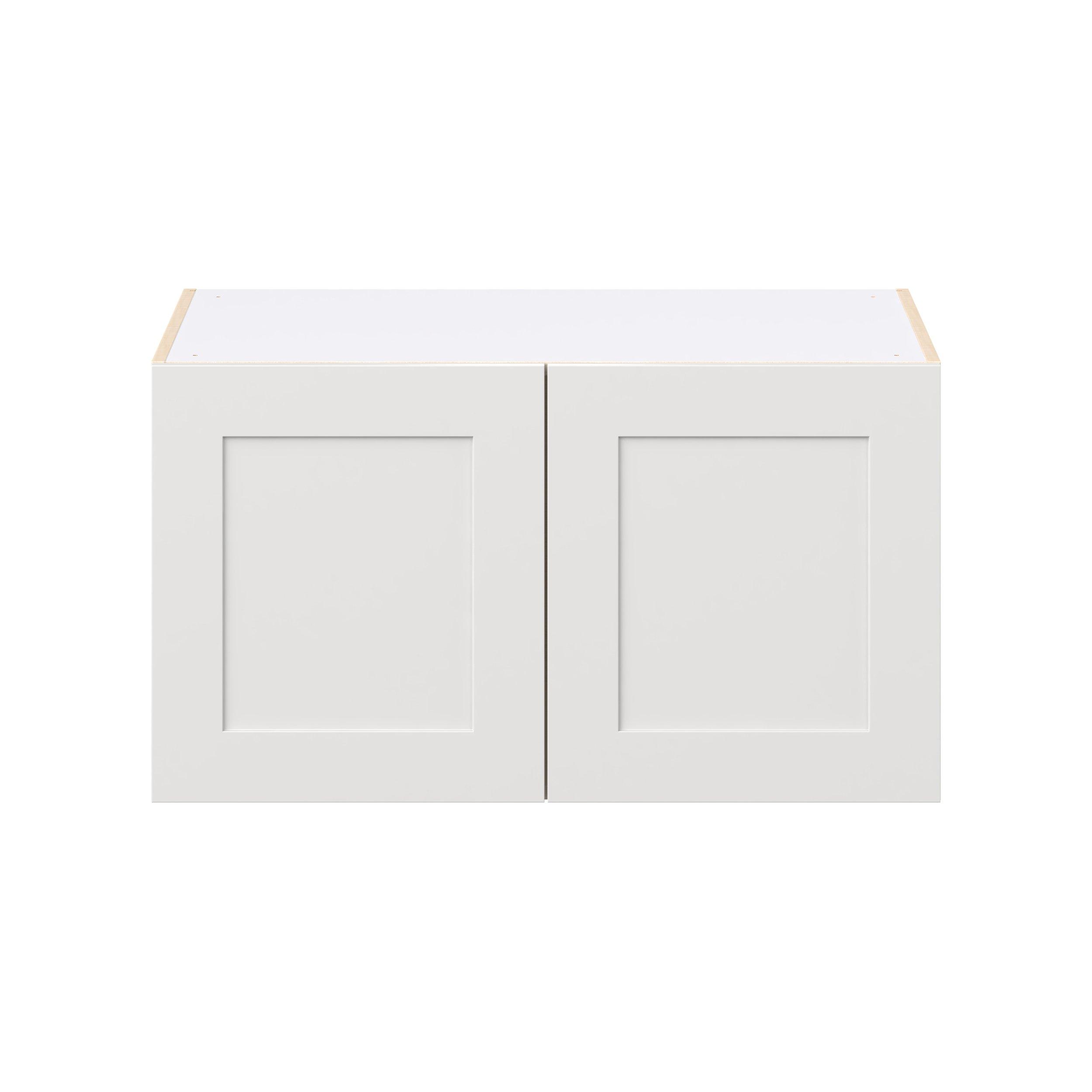 Candler 36 in. Painted Warm White Bridge Wall Cabinet