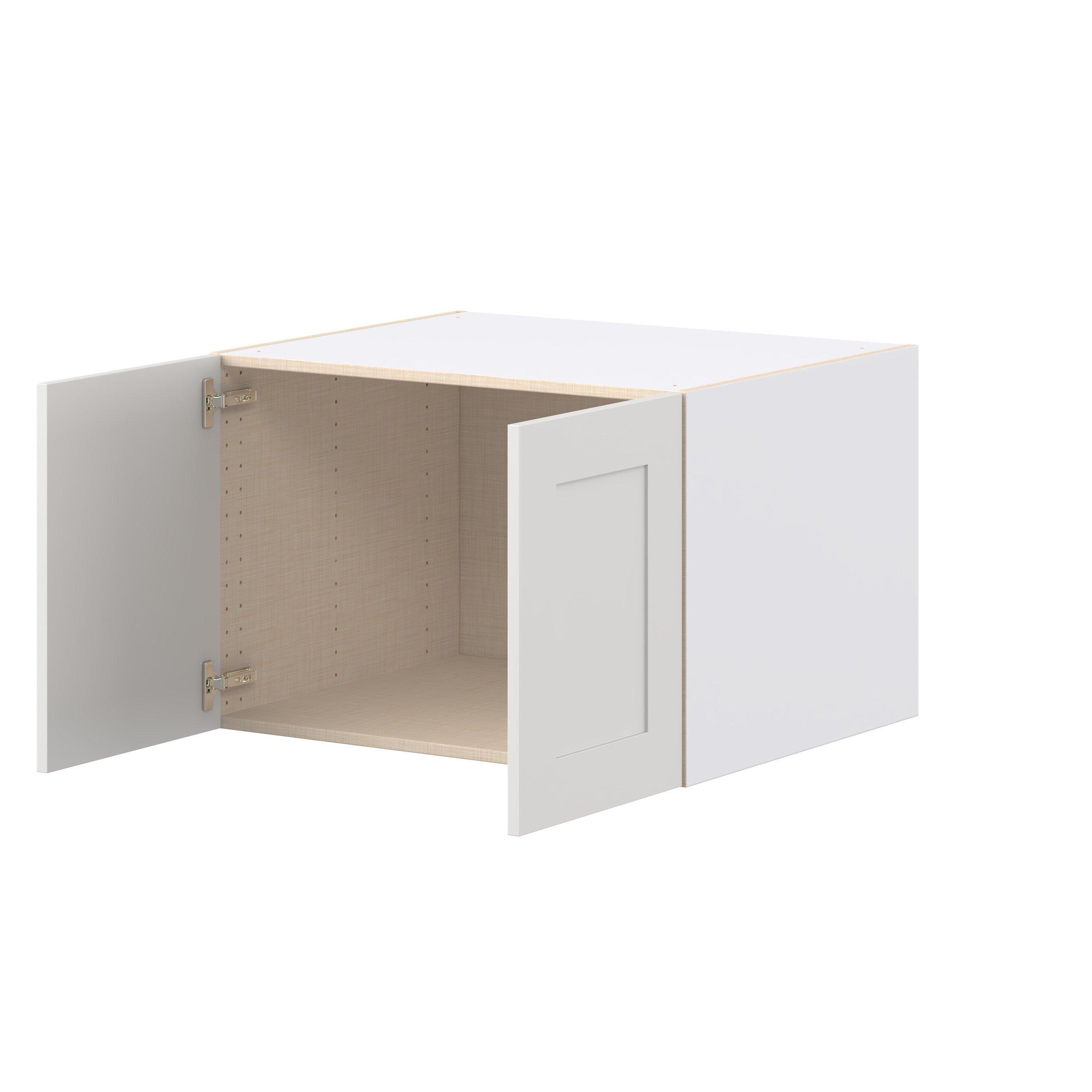 Candler 30 in. Painted Warm White Bridge Wall Cabinet