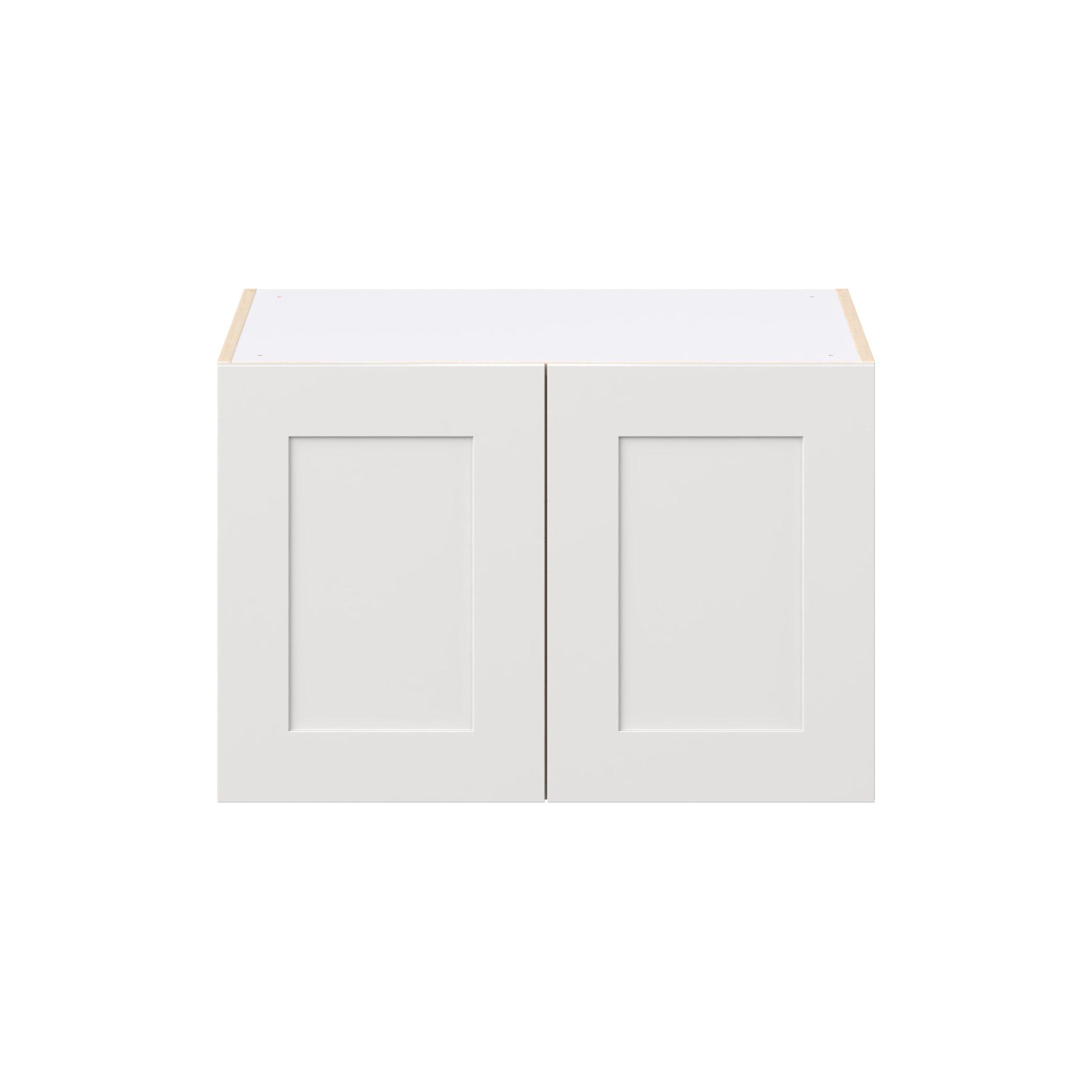 Candler 30 in. Painted Warm White Bridge Wall Cabinet
