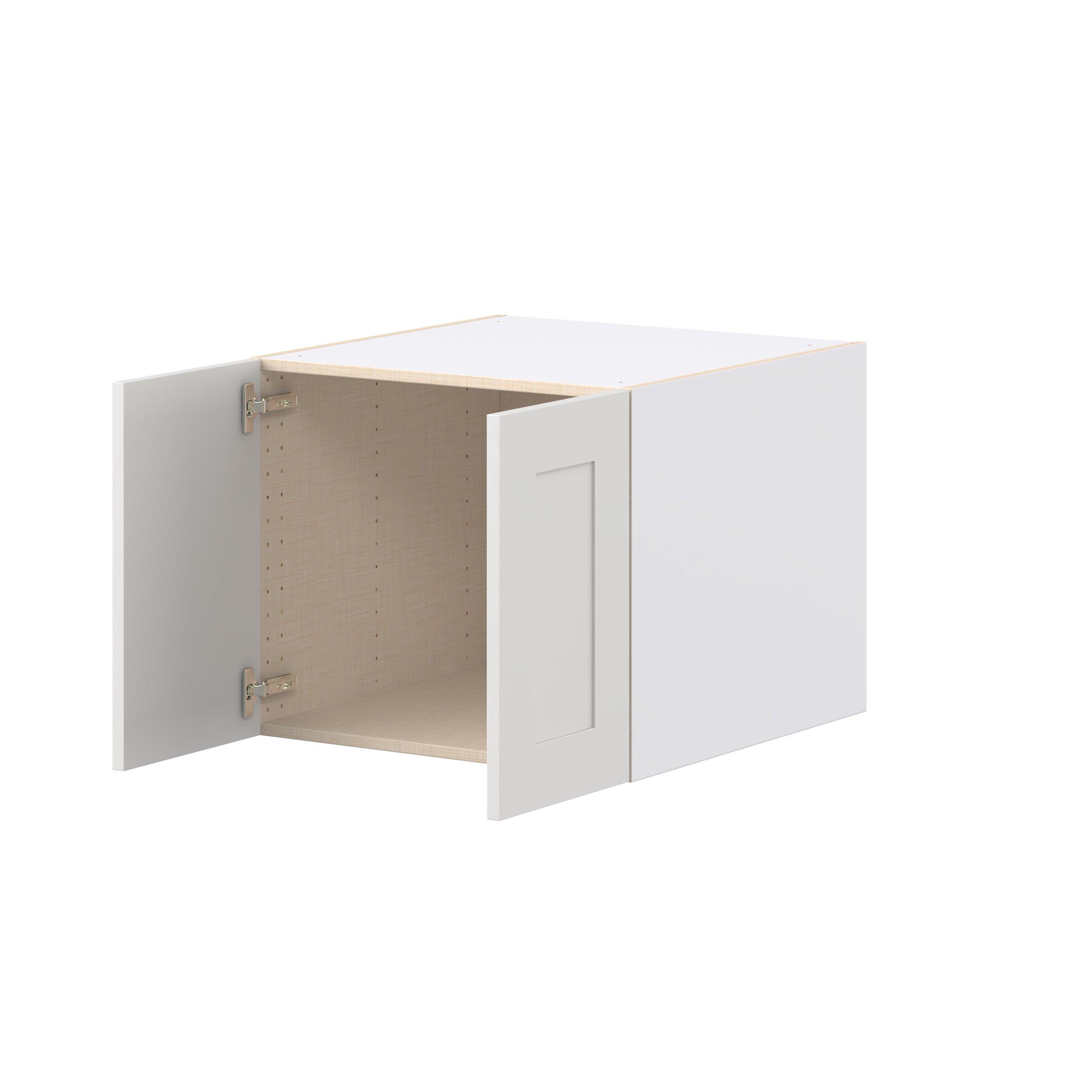 Candler 24 in. Painted Warm White Bridge Wall Cabinet