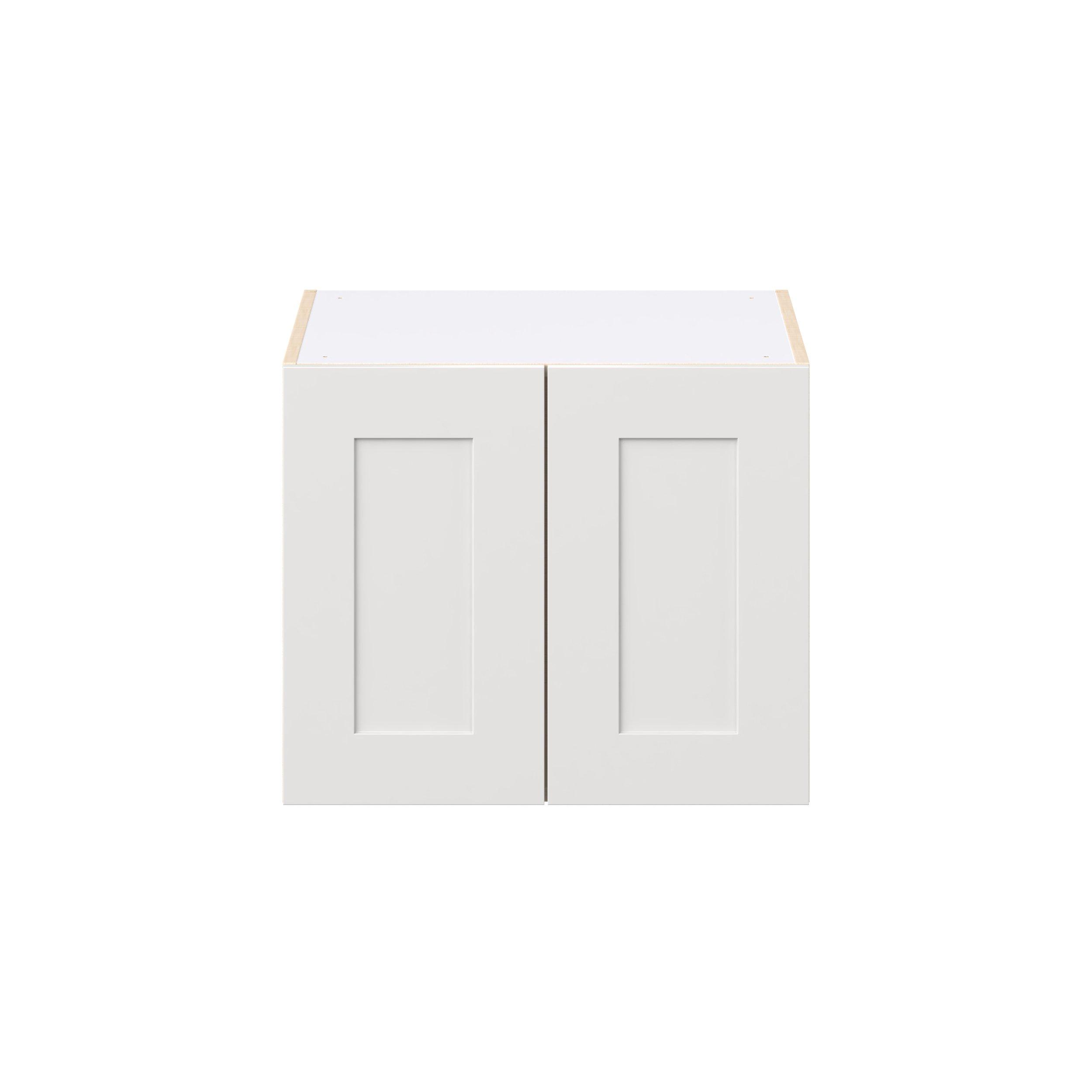 Candler 24 in. Painted Warm White Bridge Wall Cabinet
