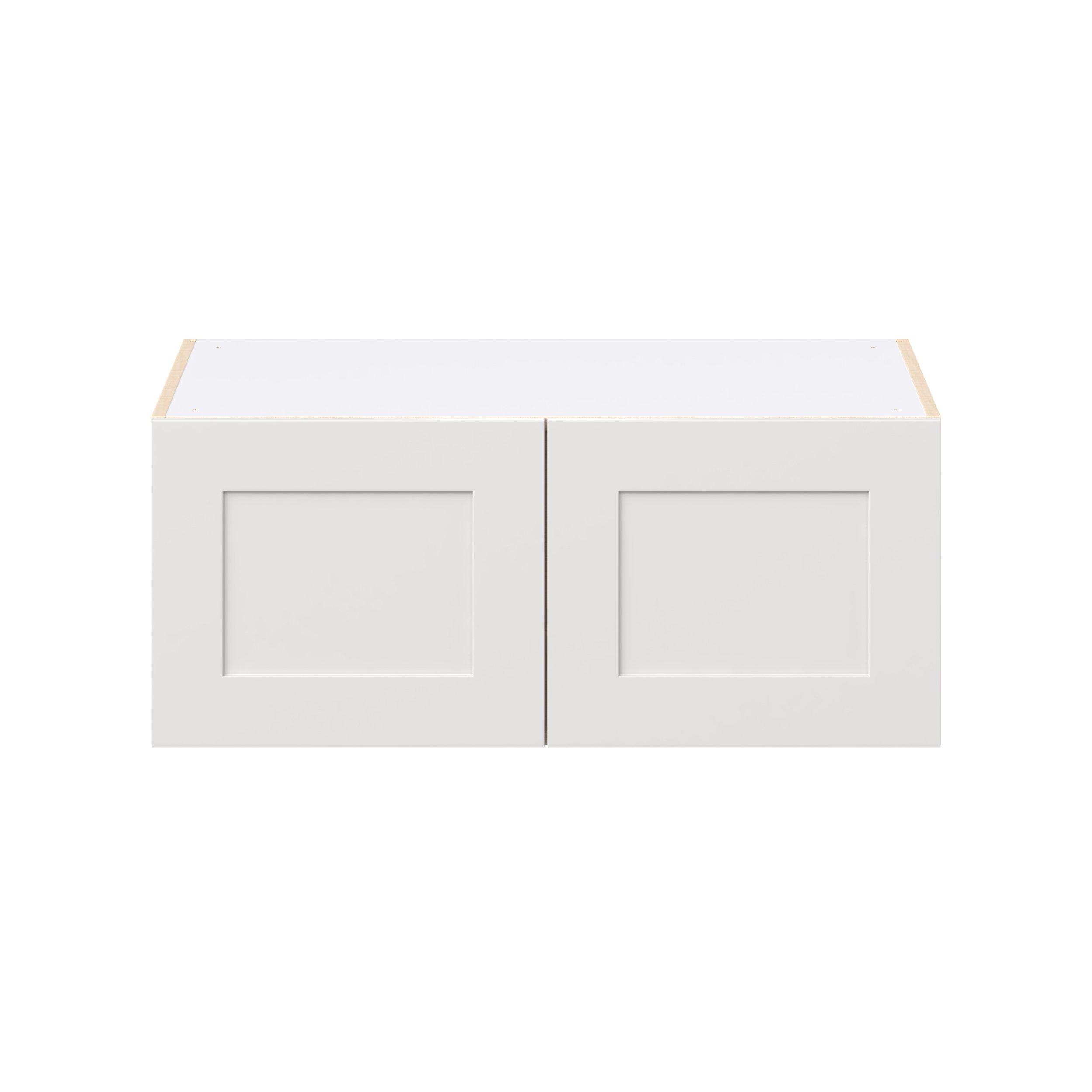Candler 36 in. Painted Warm White Bridge Wall Cabinet