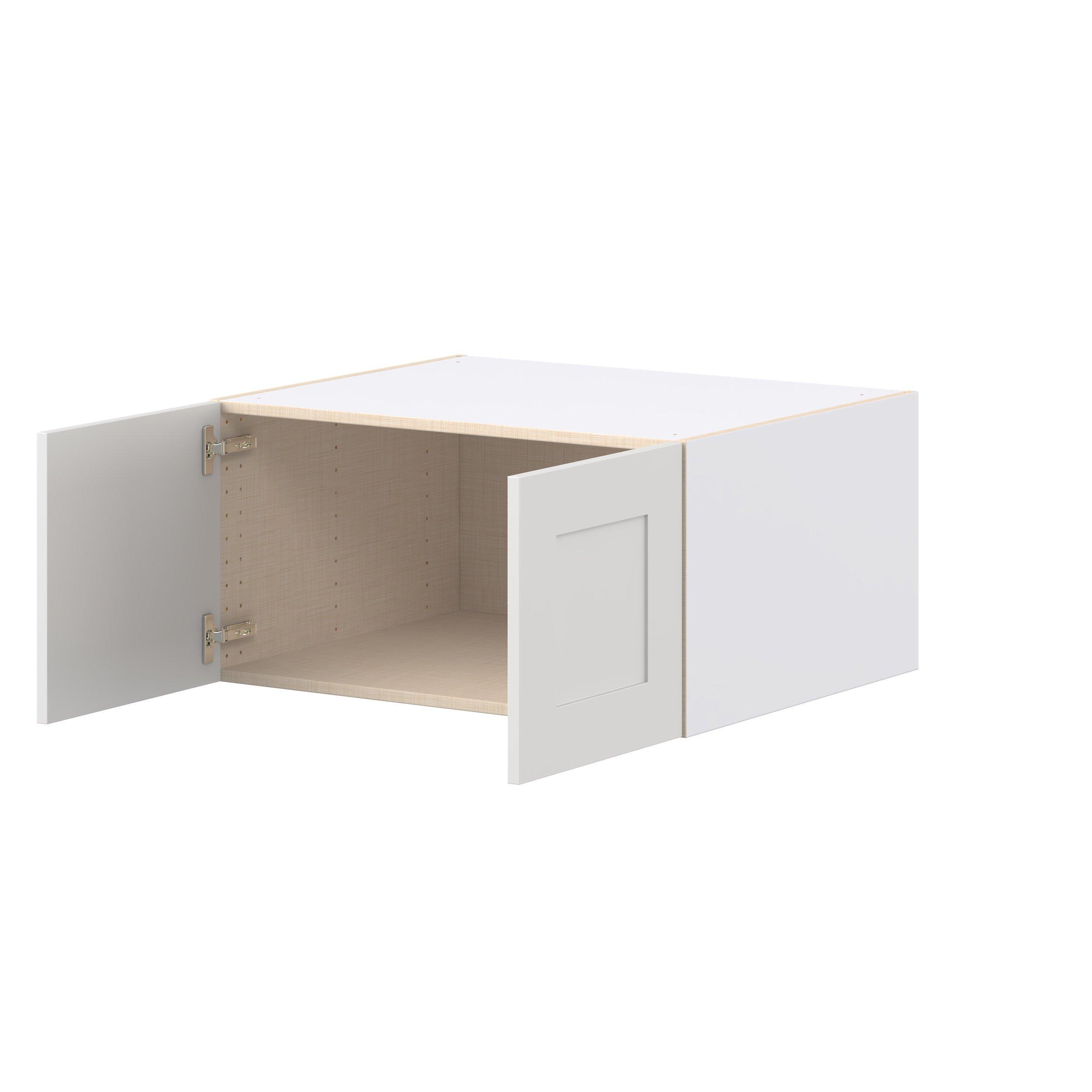 Candler 30 in. Painted Warm White Bridge Wall Cabinet